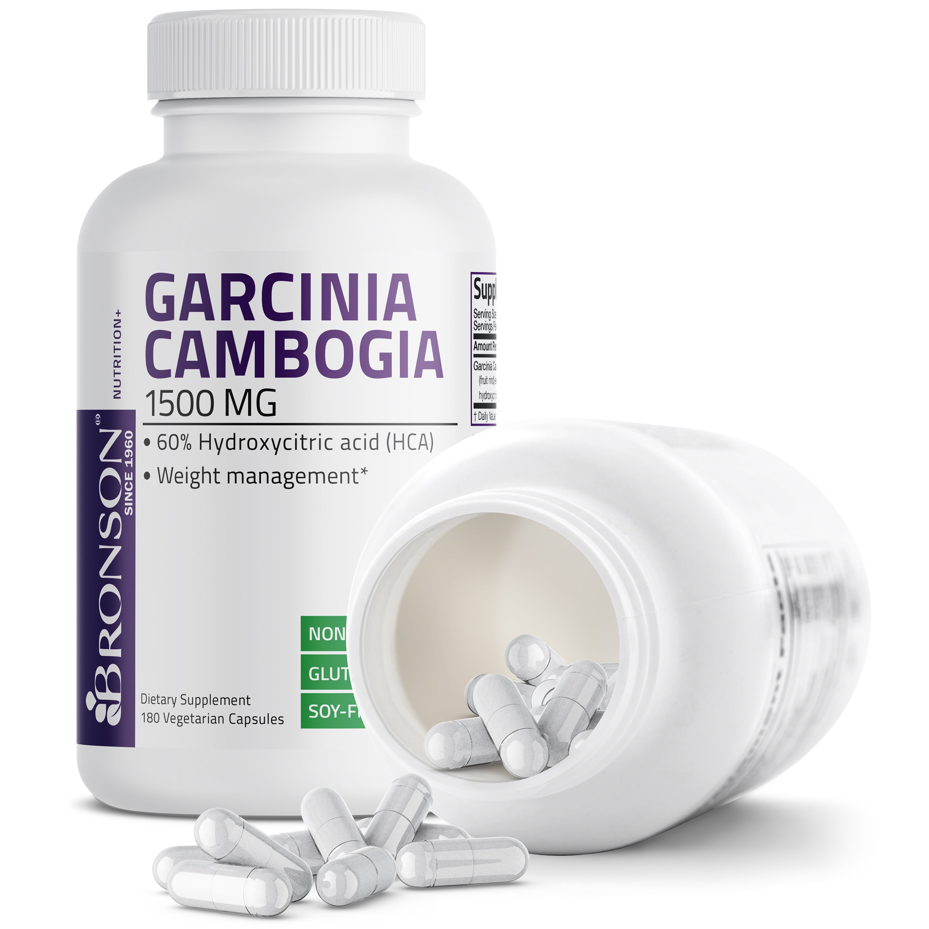 Garcinia Cambogia Extract - 1,500 mg - 180 Vegetarian Capsules view 4 of 6