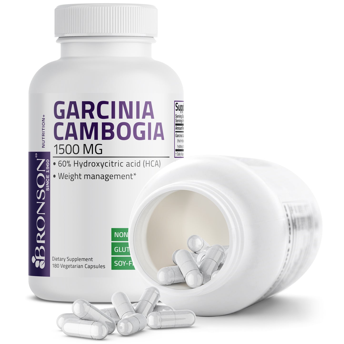 Garcinia Cambogia Extract - 1,500 mg - 180 Vegetarian Capsules