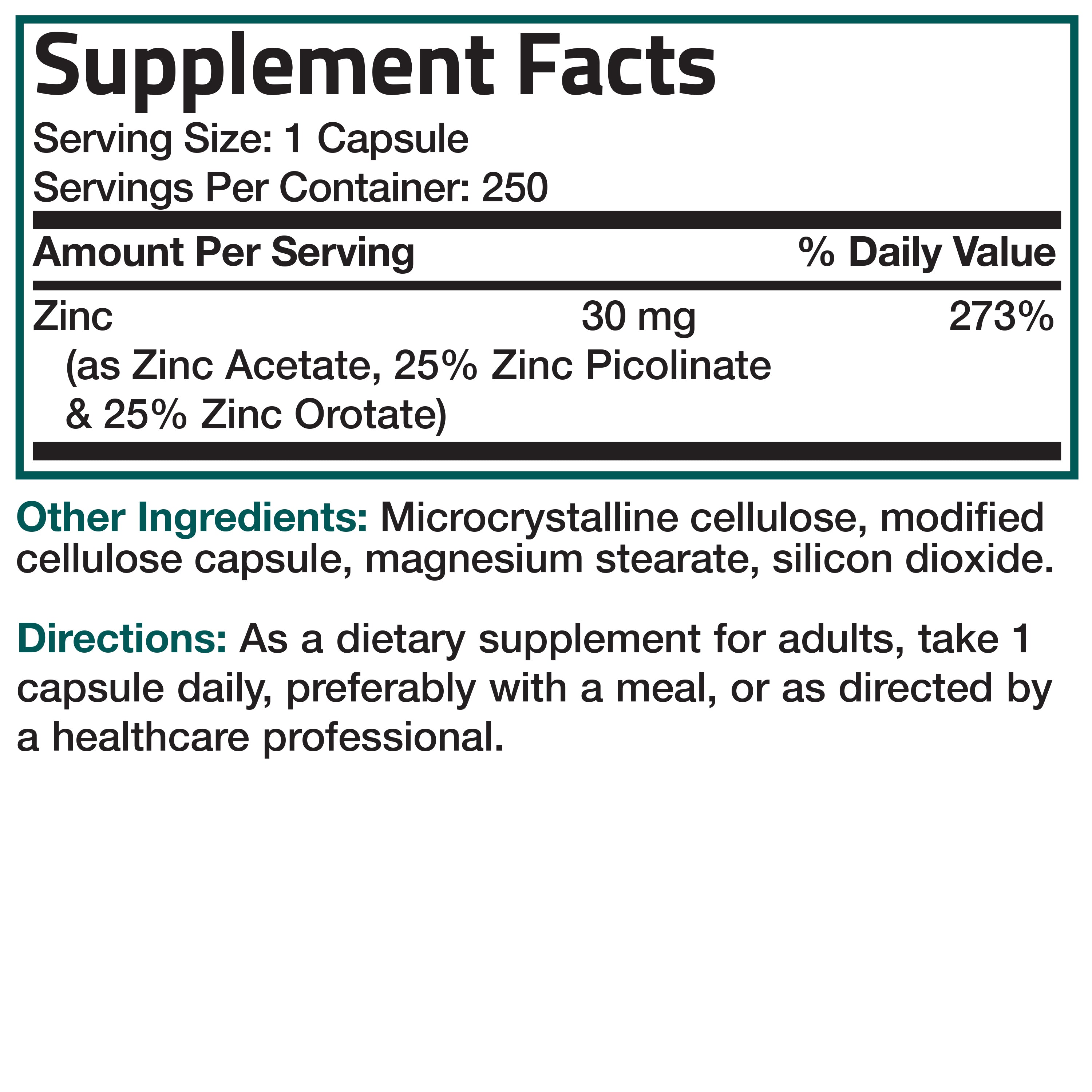 Zinc Triple Play - 30 mg view 12 of 12