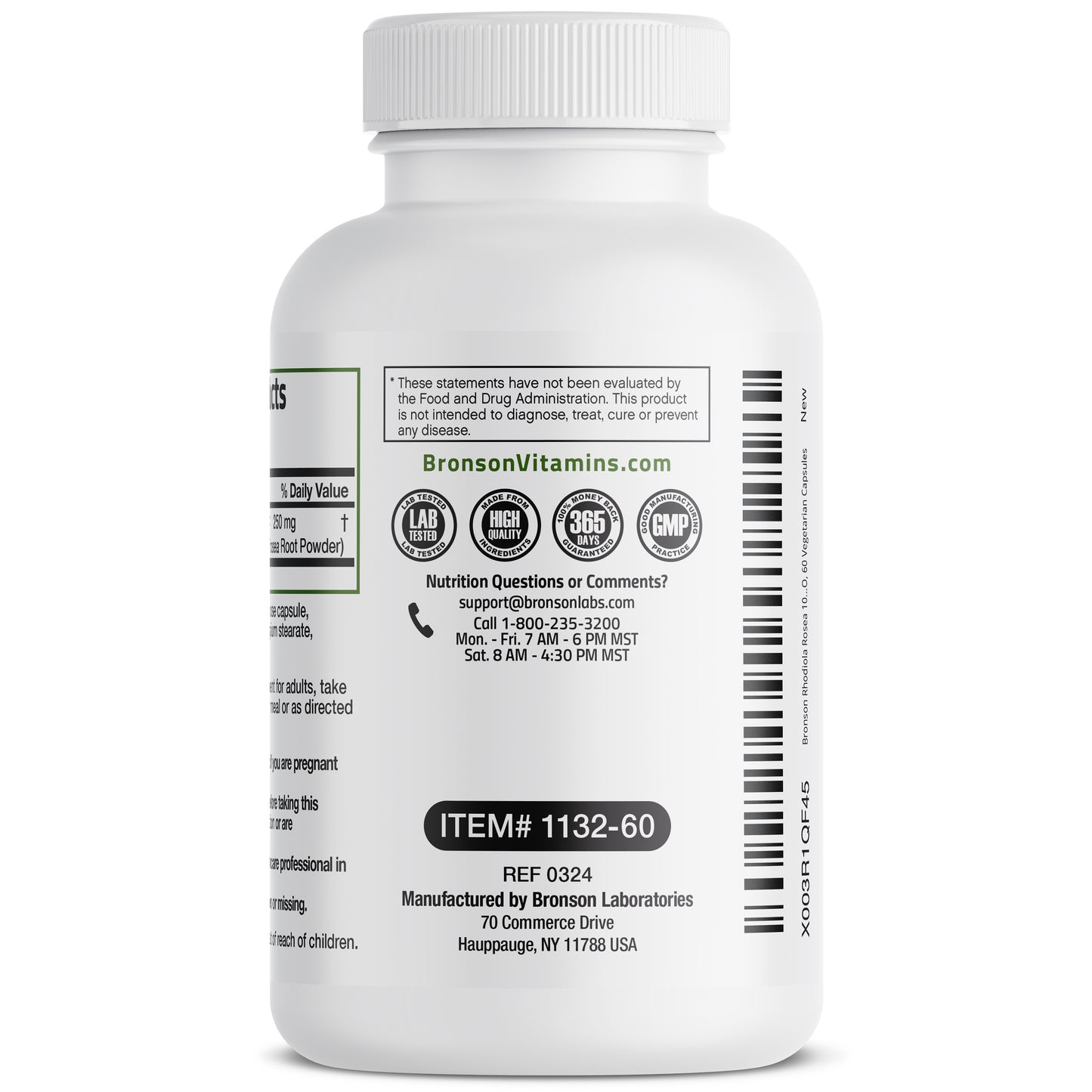 Rhodiola Rosea Root - 1,000 mg