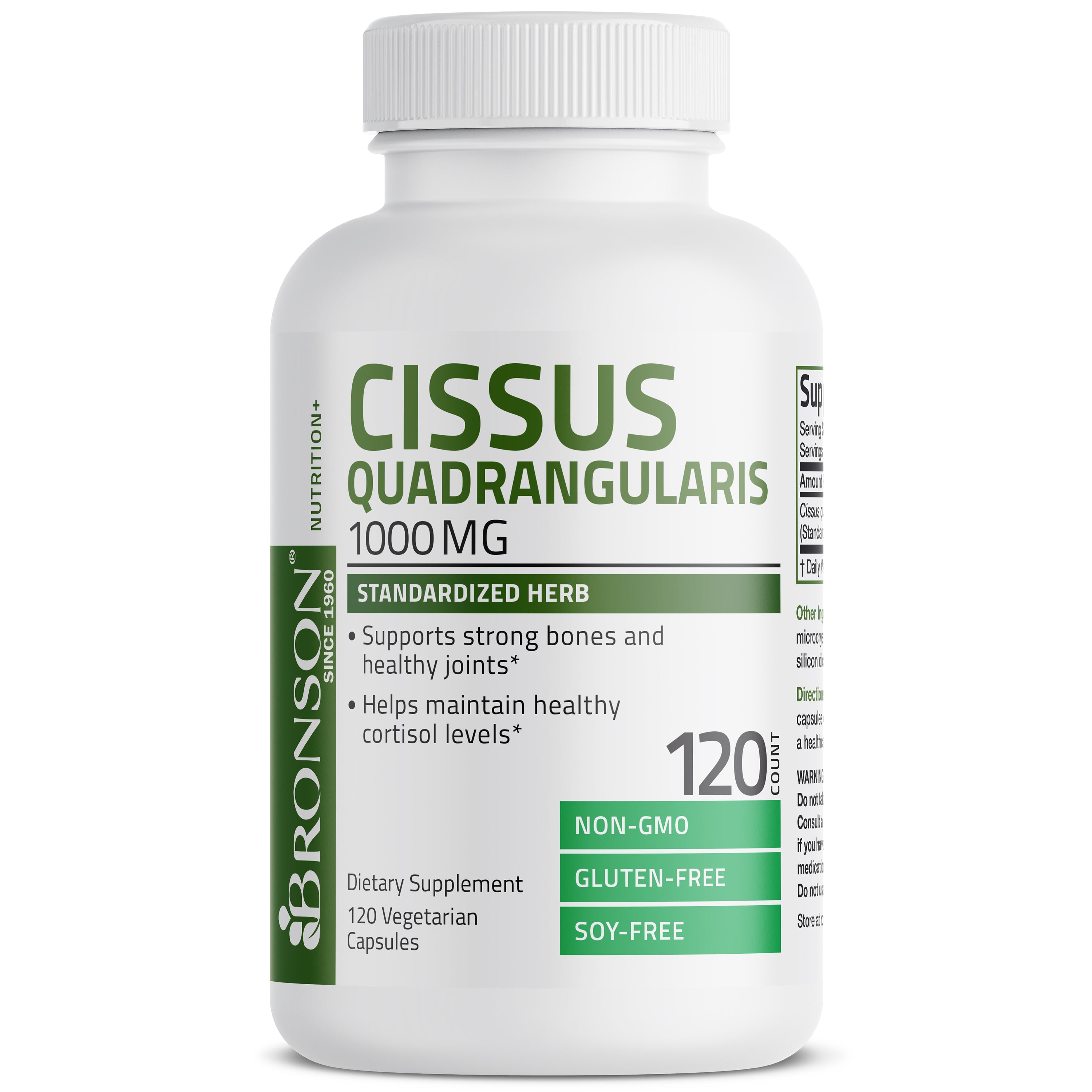 Cissus Quadrangularis Extract - 1,000 mg - 120 Vegetarian Capsules view 3 of 5