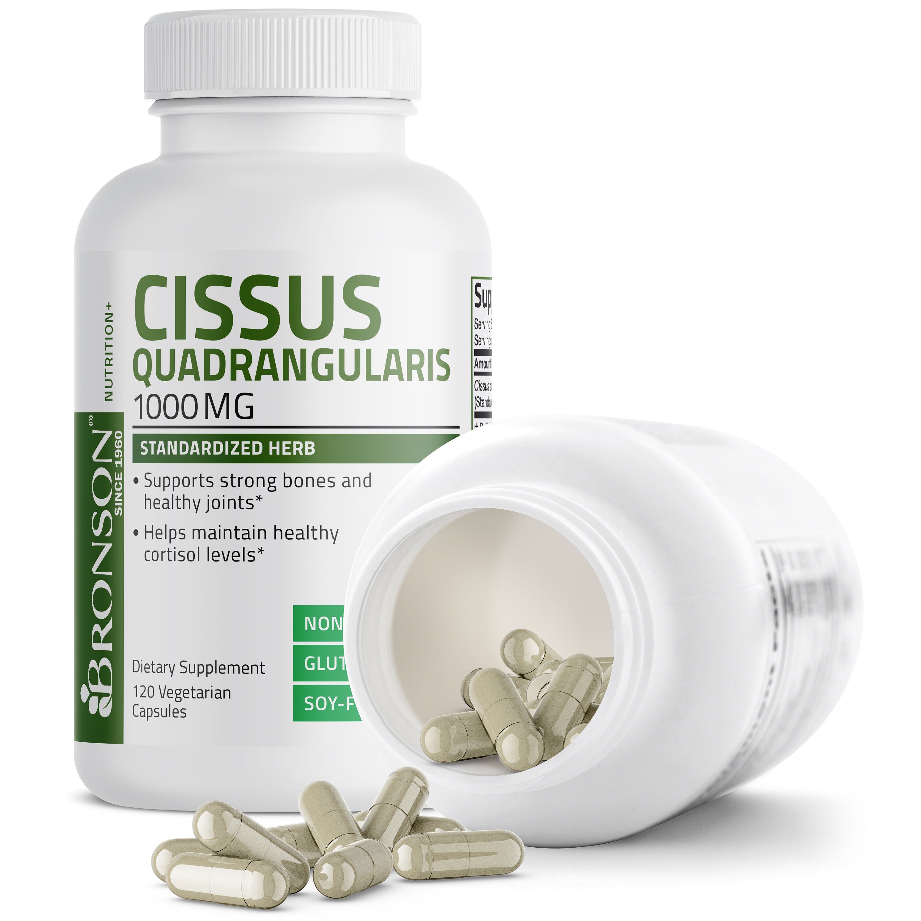 Cissus Quadrangularis Extract - 1,000 mg - 120 Vegetarian Capsules view 4 of 5