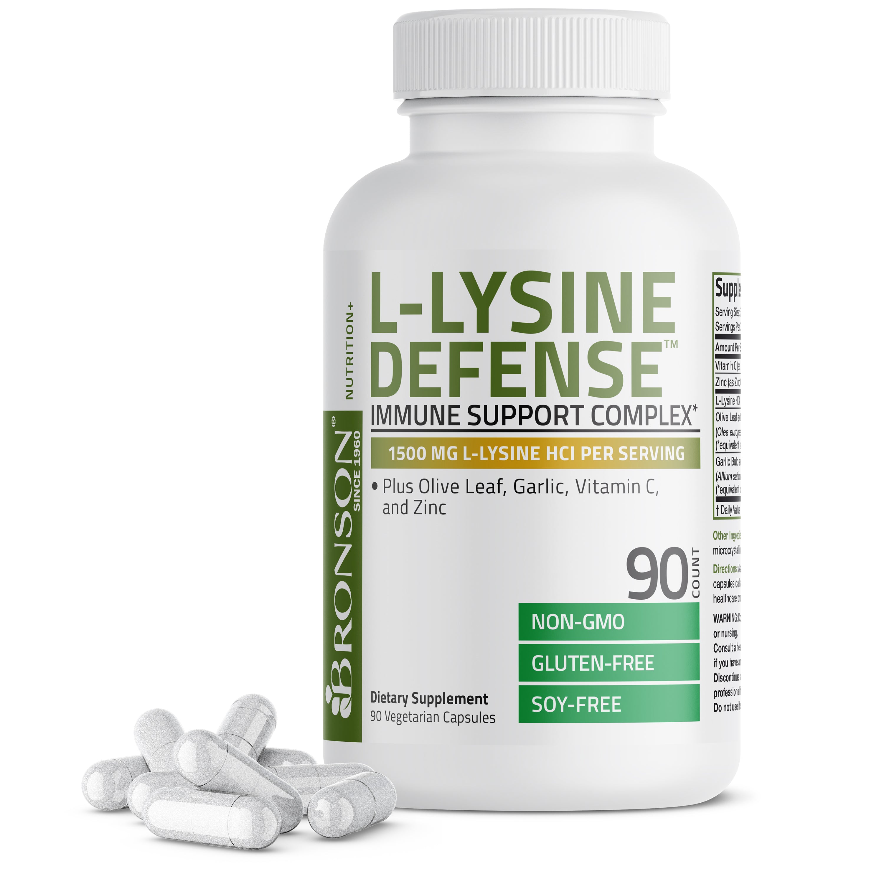 L-Lysine Defense Complex - 1500 mg view 1 of 6