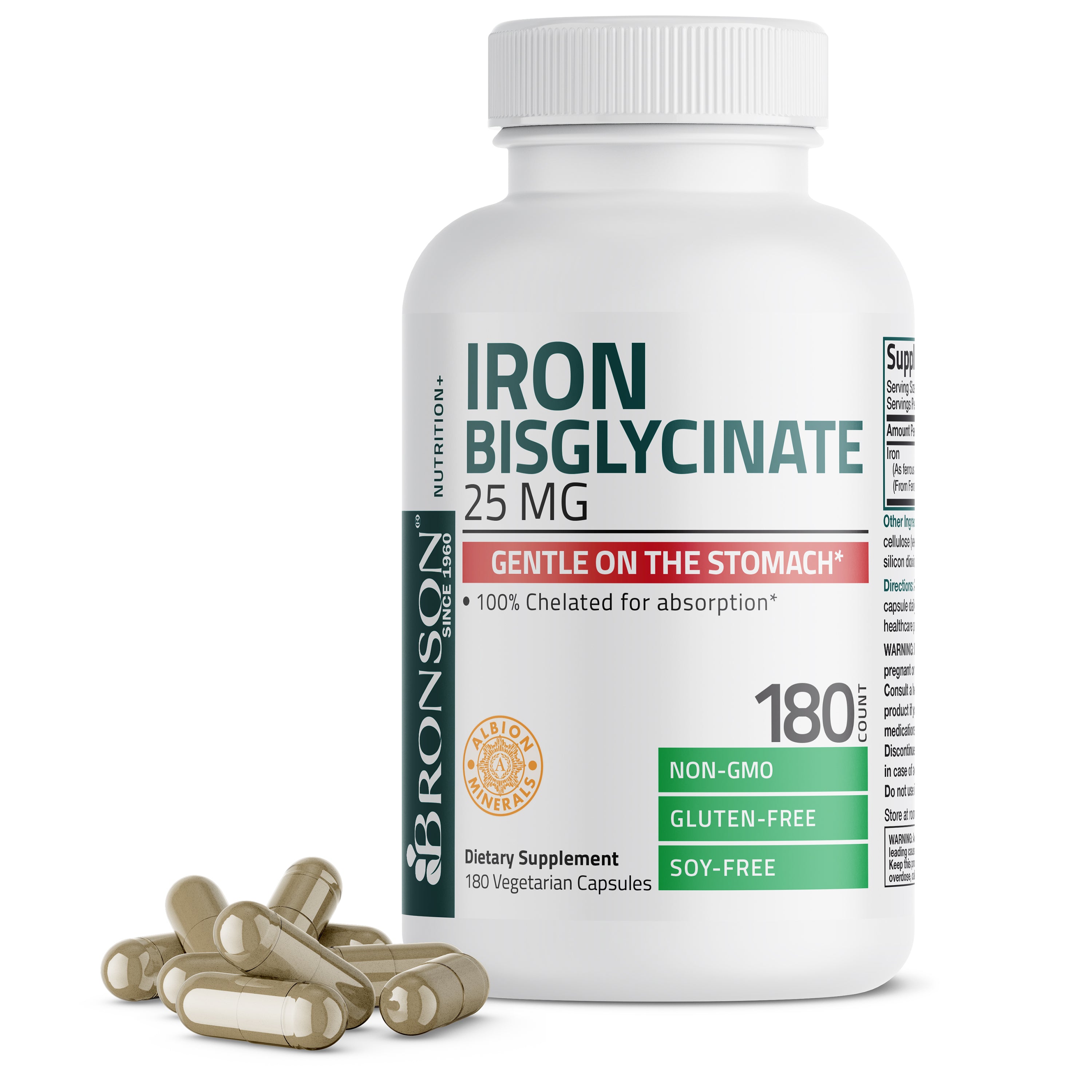 Iron Bisglycinate - 25 mg