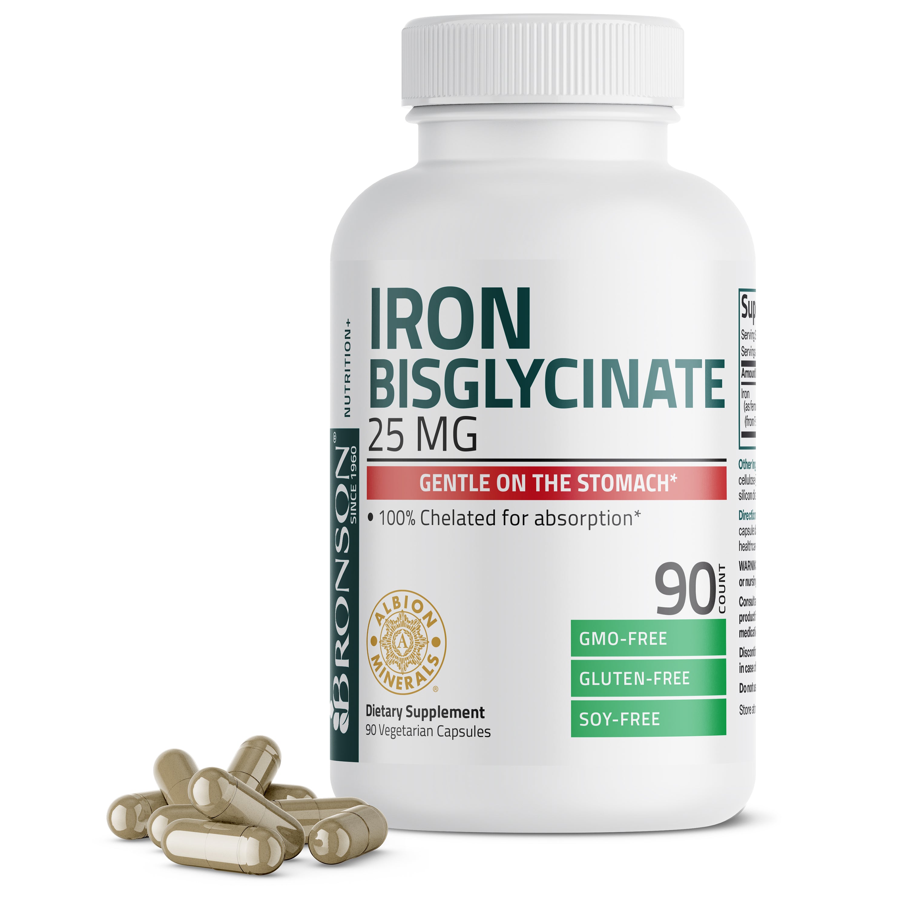 Iron Bisglycinate - 25 mg