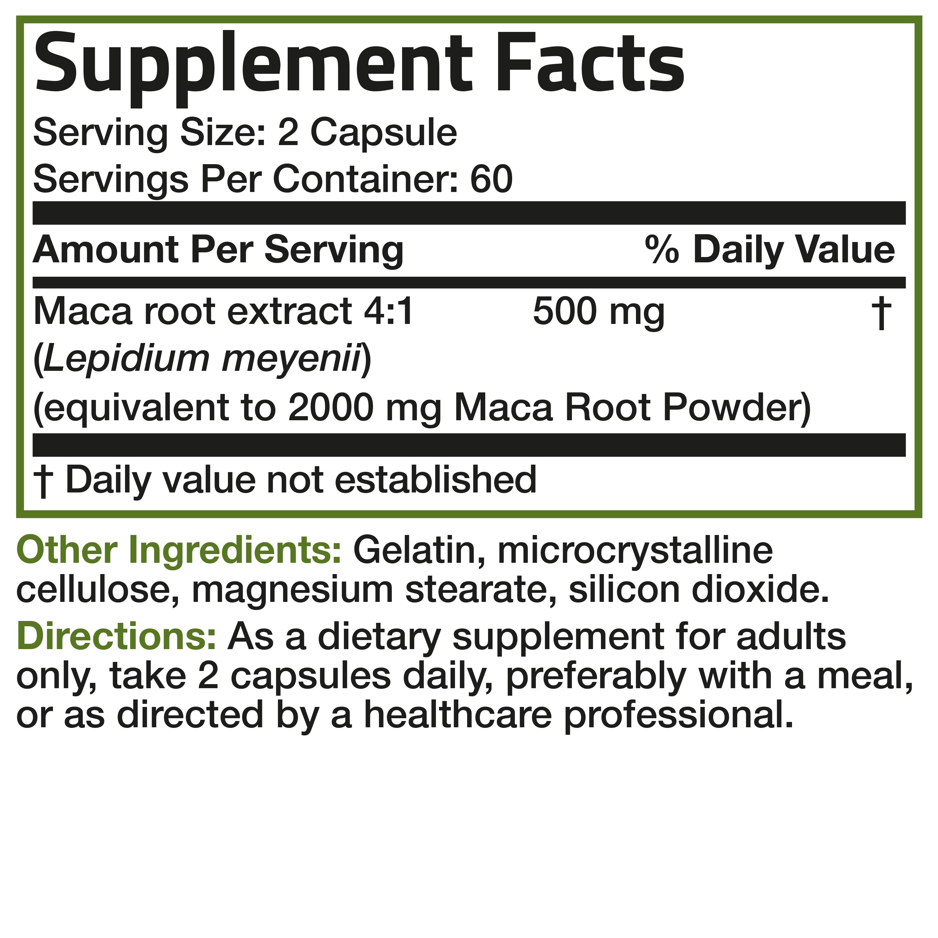 Maca Root Extra Strength - 2,000 mg view 17 of 6