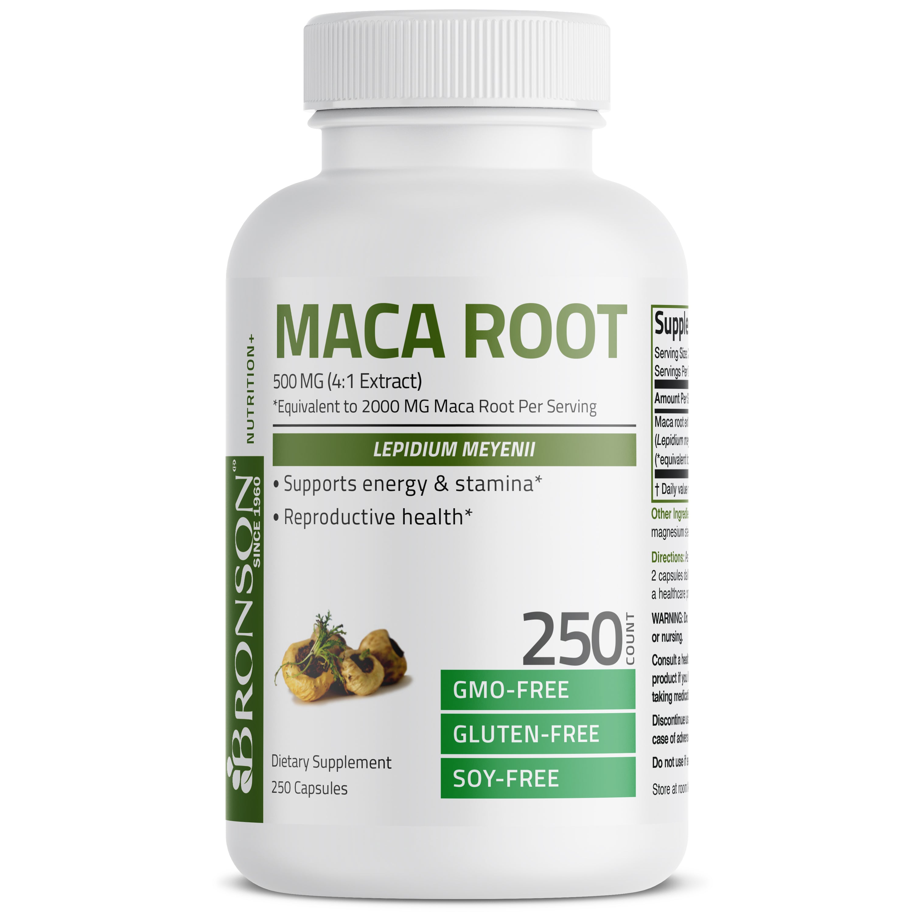 Maca Root Extra Strength - 2,000 mg | Herbs & Herbals | Bronson ...