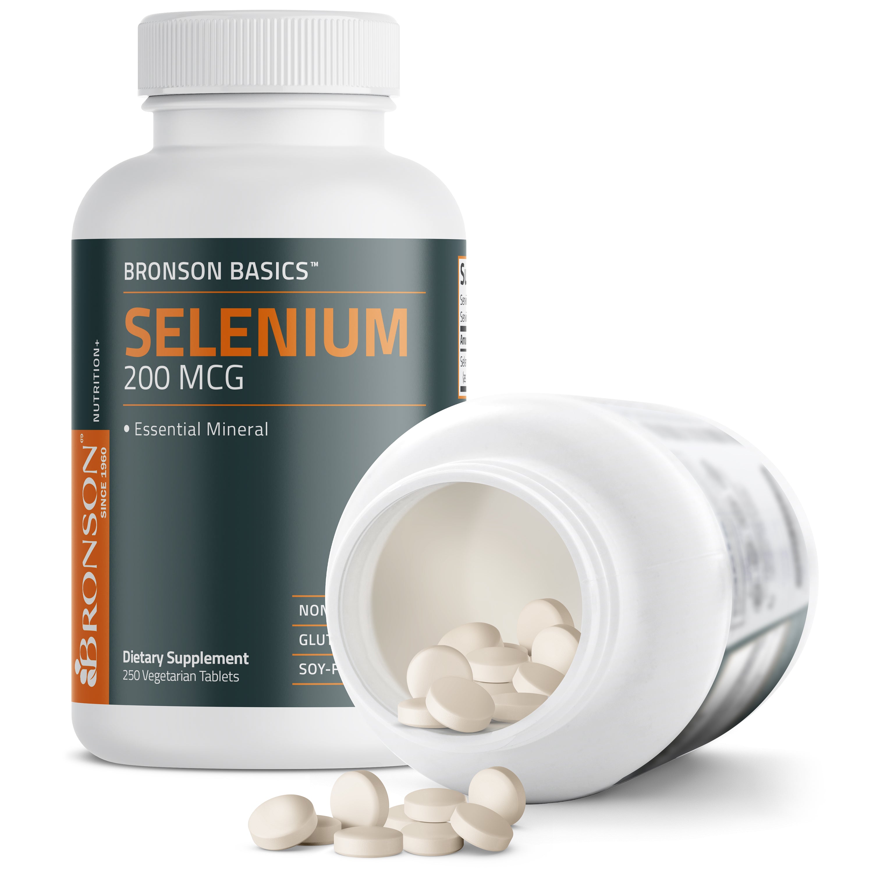 Selenium 200 mcg, 250 Vegetarian Tablets view 4 of 6