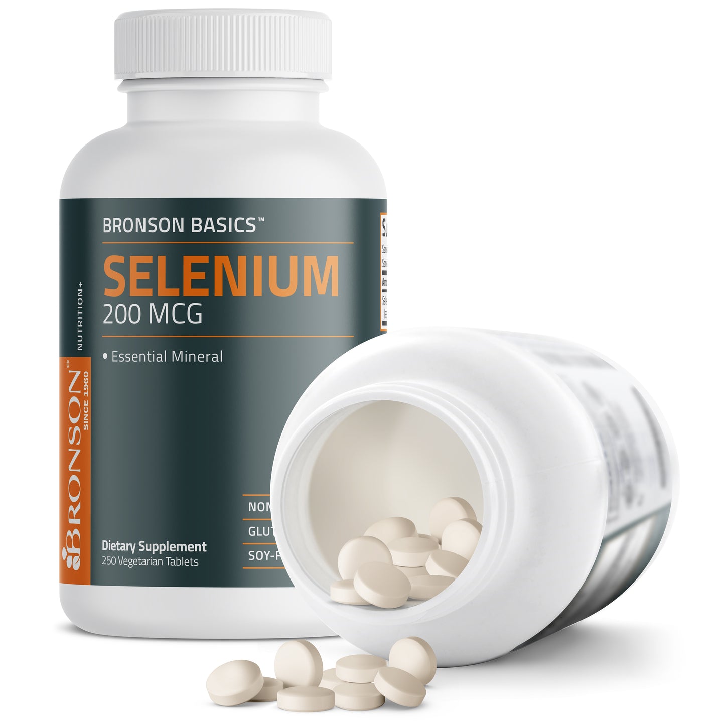 Selenium 200 mcg, 250 Vegetarian Tablets