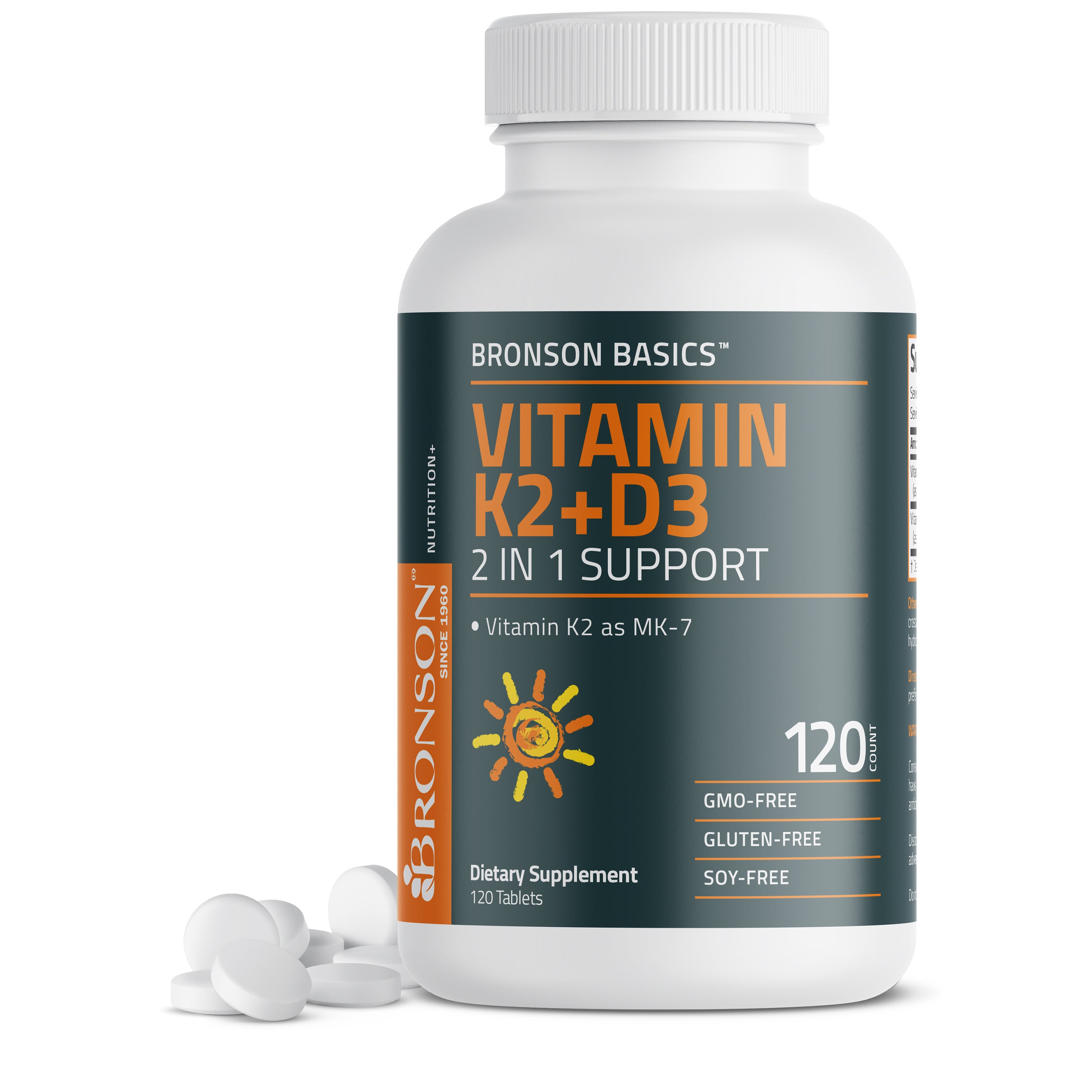 Vitamin K2 Plus D3 (MK7) view 1 of 6