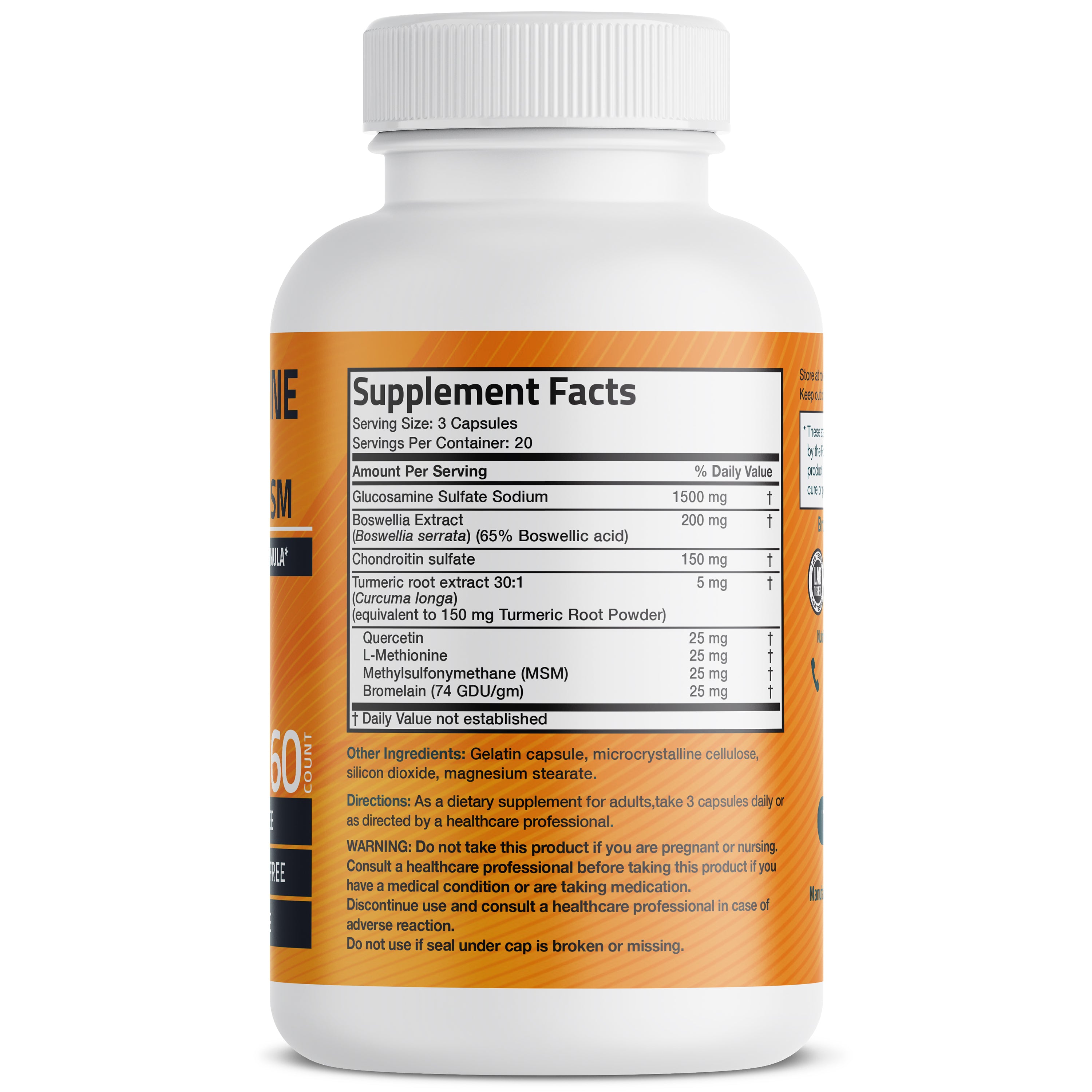 Glucosamine Chondroitin Turmeric & MSM view 18 of 6