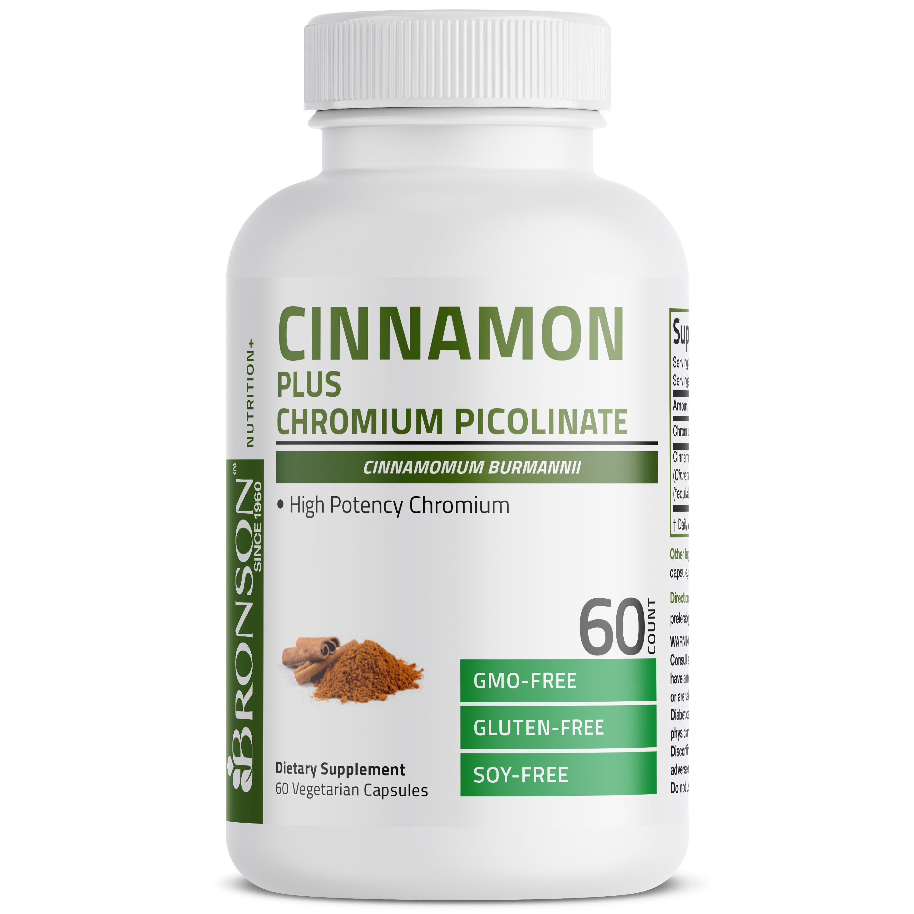 Cinnamon 2000 MG per Serving Plus Chromium view 3 of 6