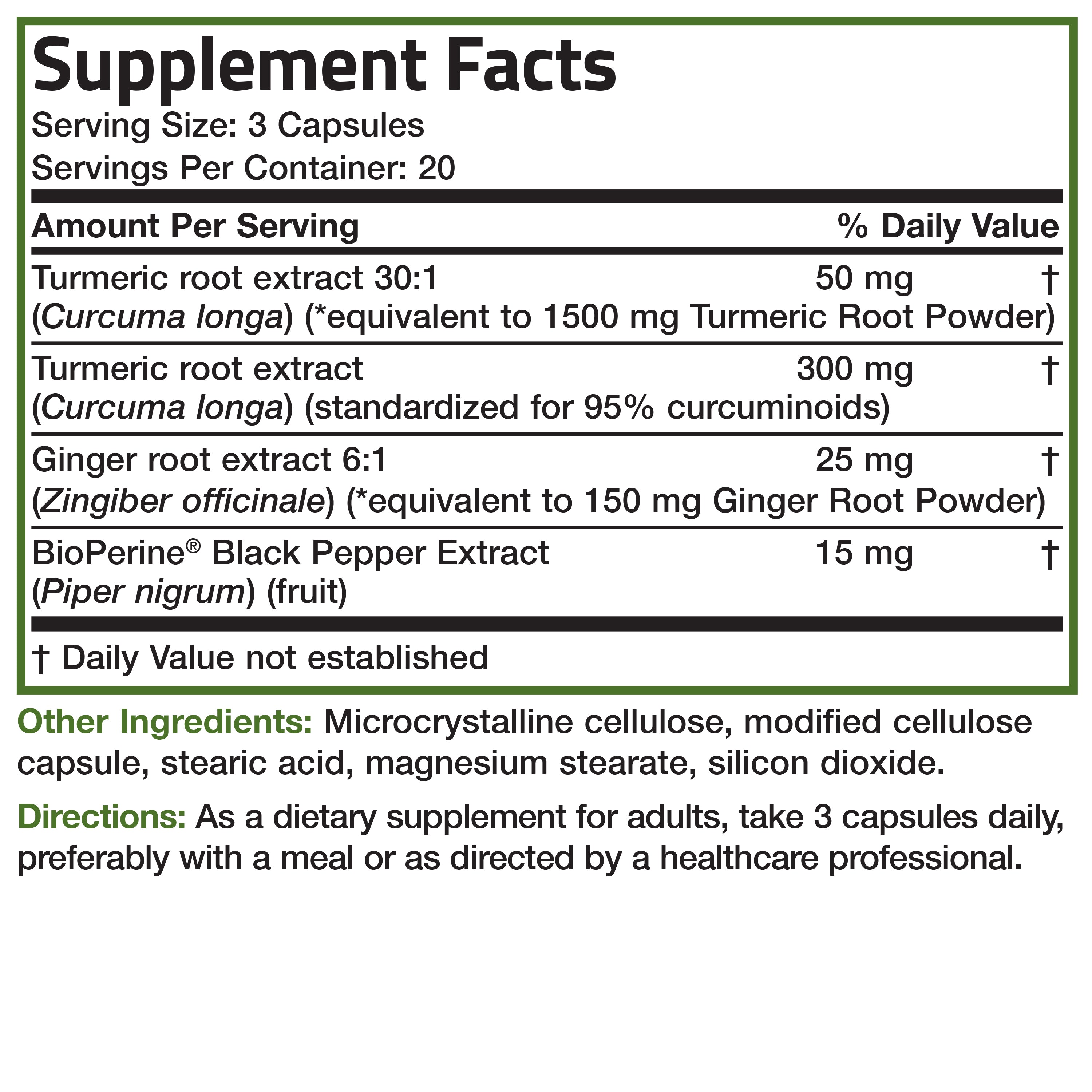 Turmeric + Ginger 1950 MG view 6 of 6