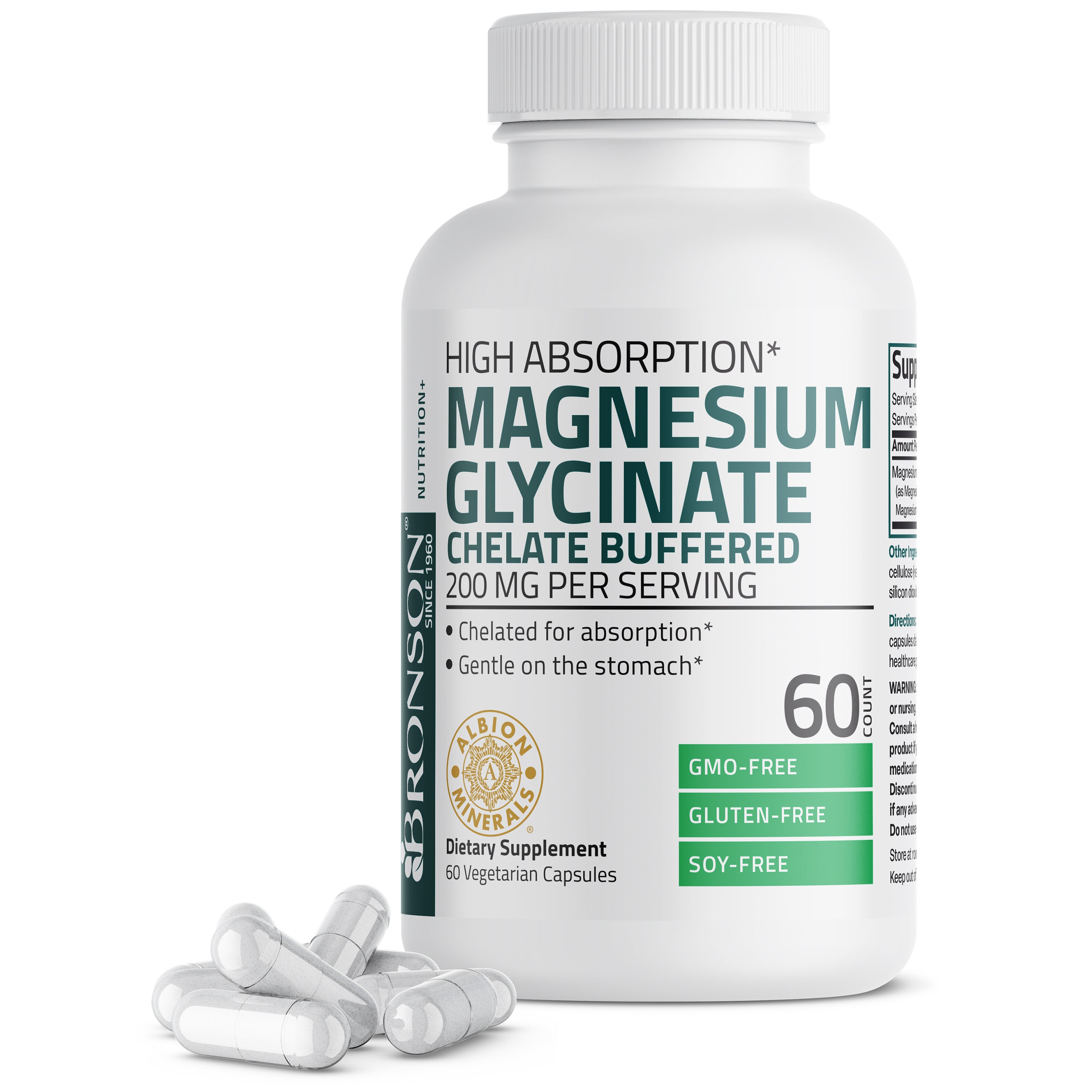 Magnesium Glycinate High Absorption  200 MG view 1 of 6