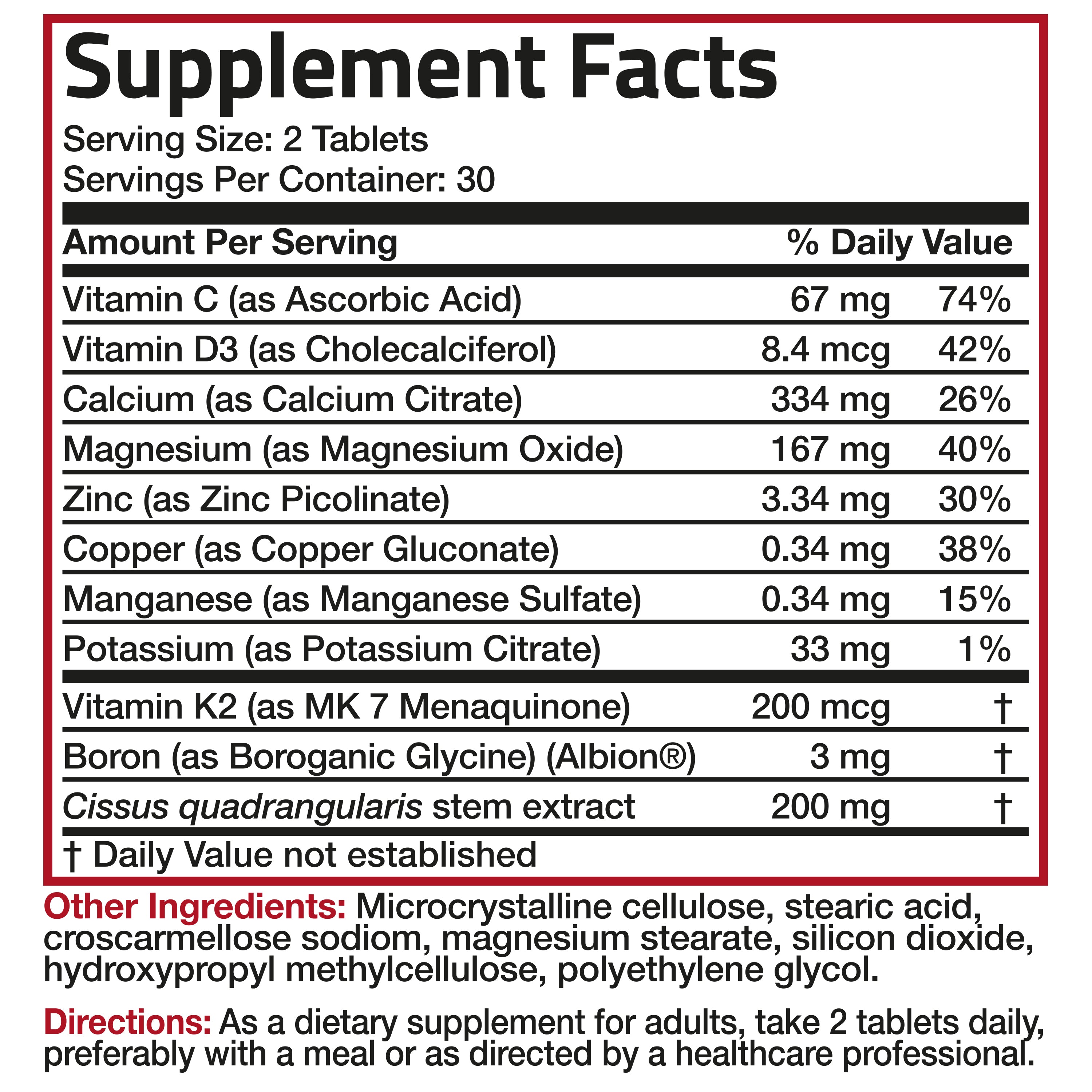 Bone Health & Strength Complex Formula view 4 of 4