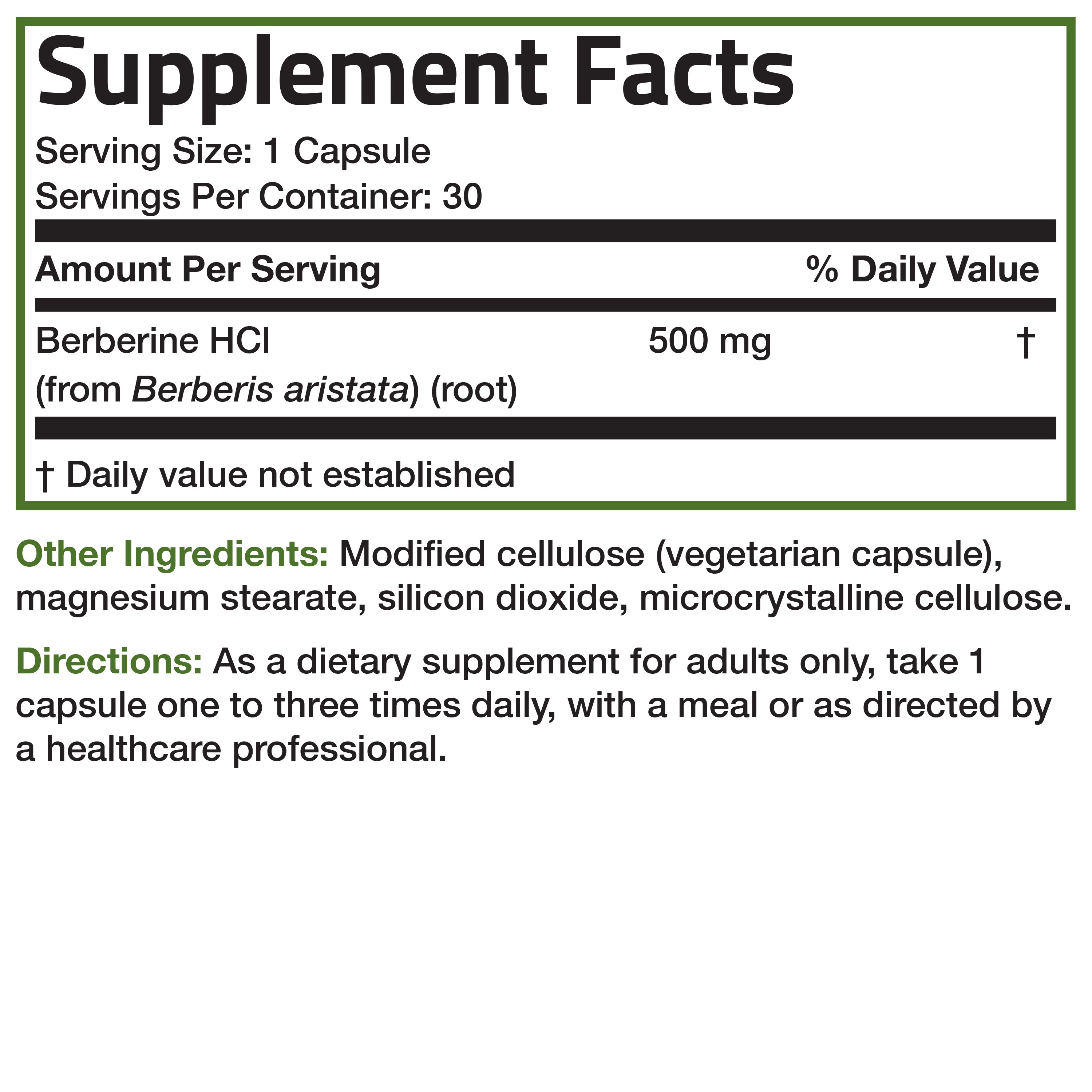 Berberine 500 MG view 4 of 4