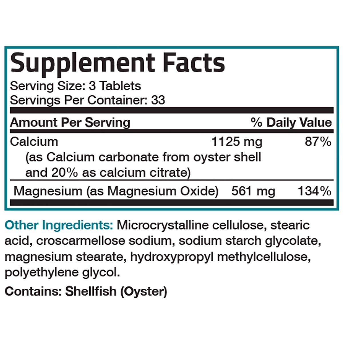 Calcium Complex with Magnesium view 12 of 6