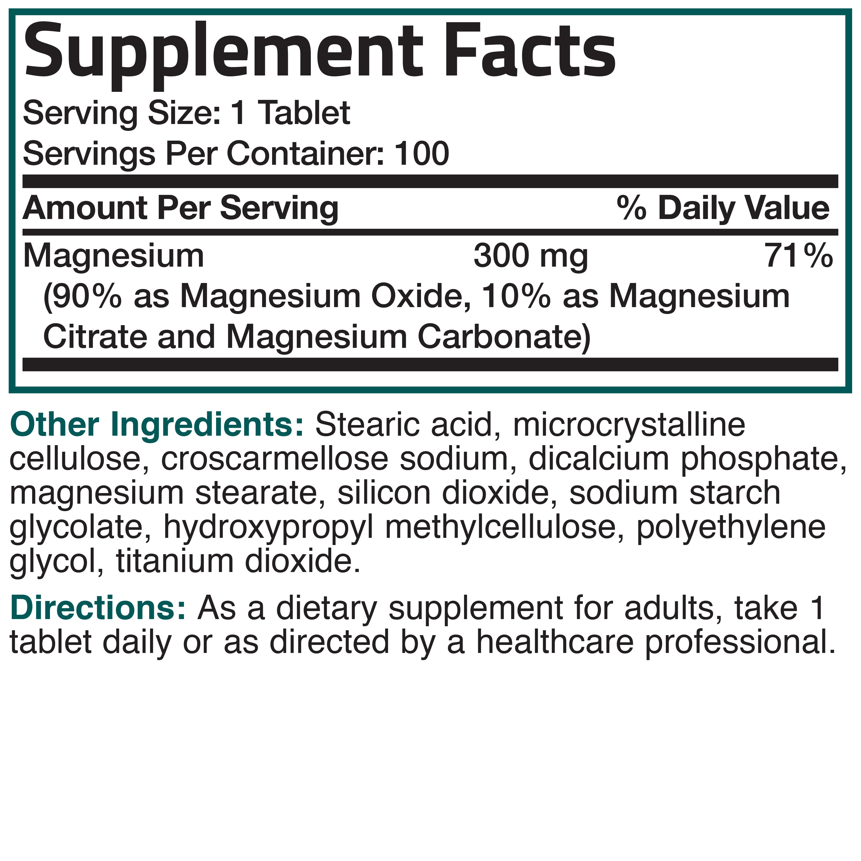 Magnesium Complex Maximum Coverage - 300 mg view 12 of 6