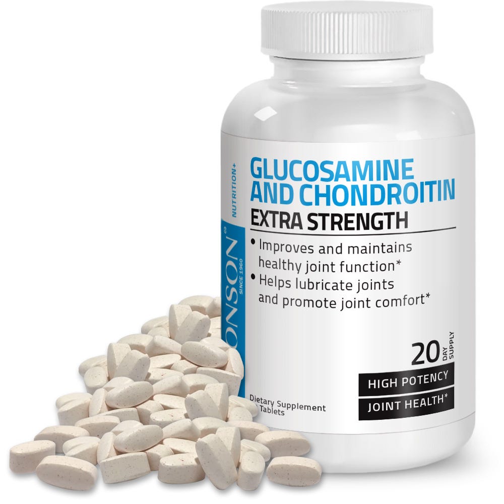 Glucosamine and Chondroitin Extra Strength and High Potency view 12 of 6