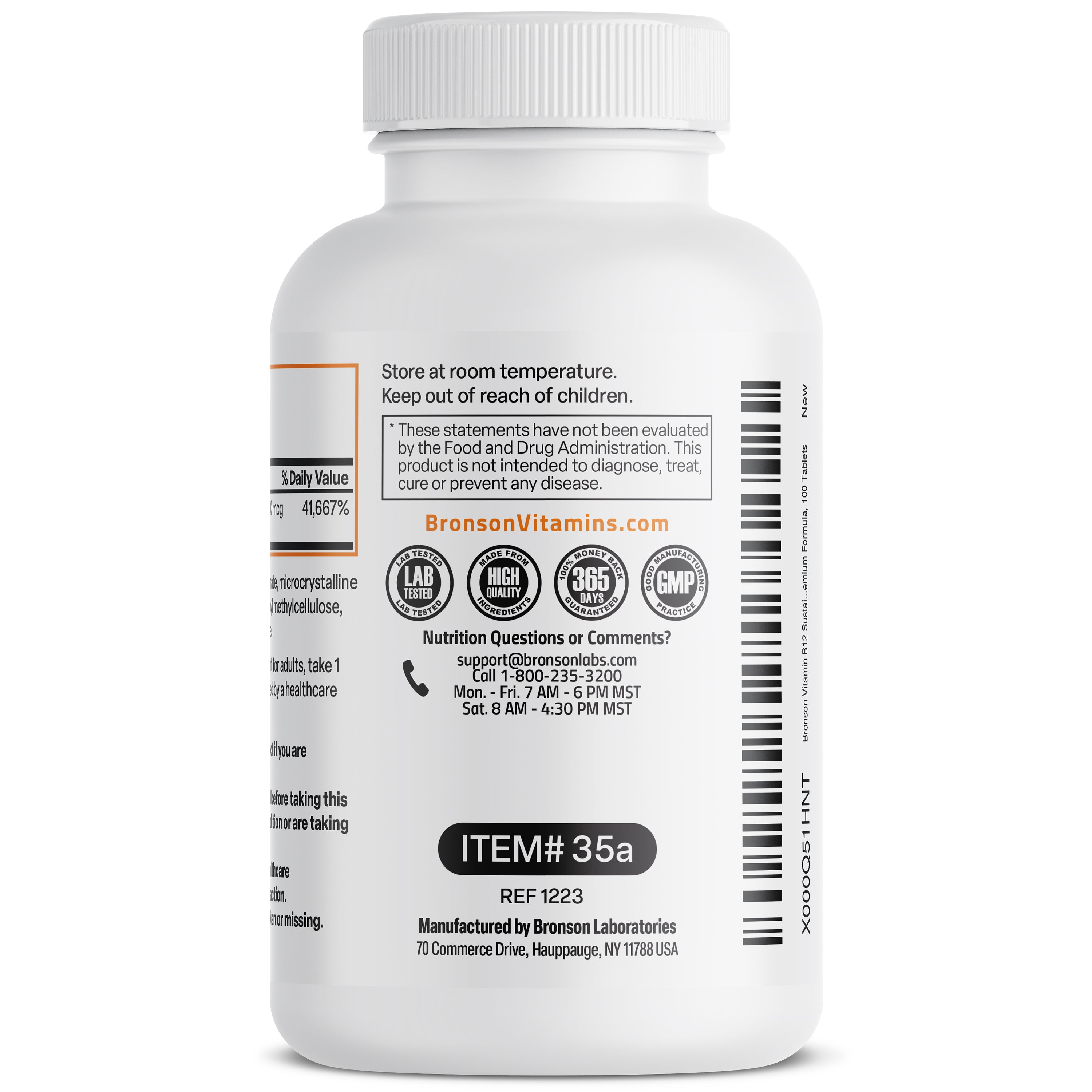 Vitamin B12 Sustained Release Non-GMO - 1,000 mcg view 8 of 6