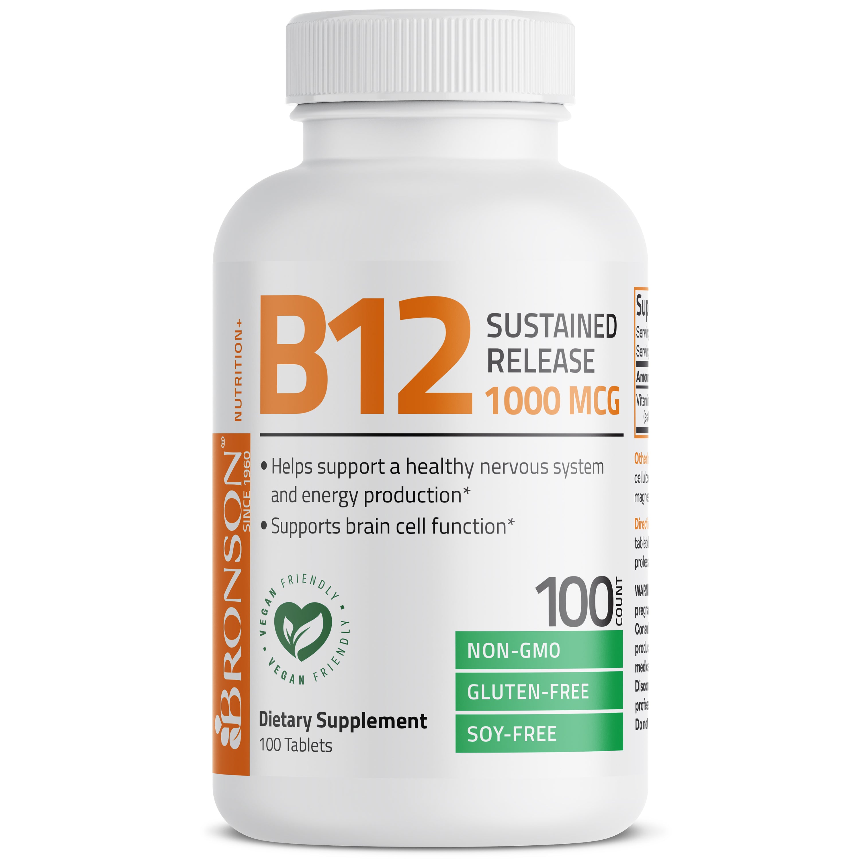 Vitamin B12 Sustained Release Non-GMO - 1,000 mcg view 9 of 6