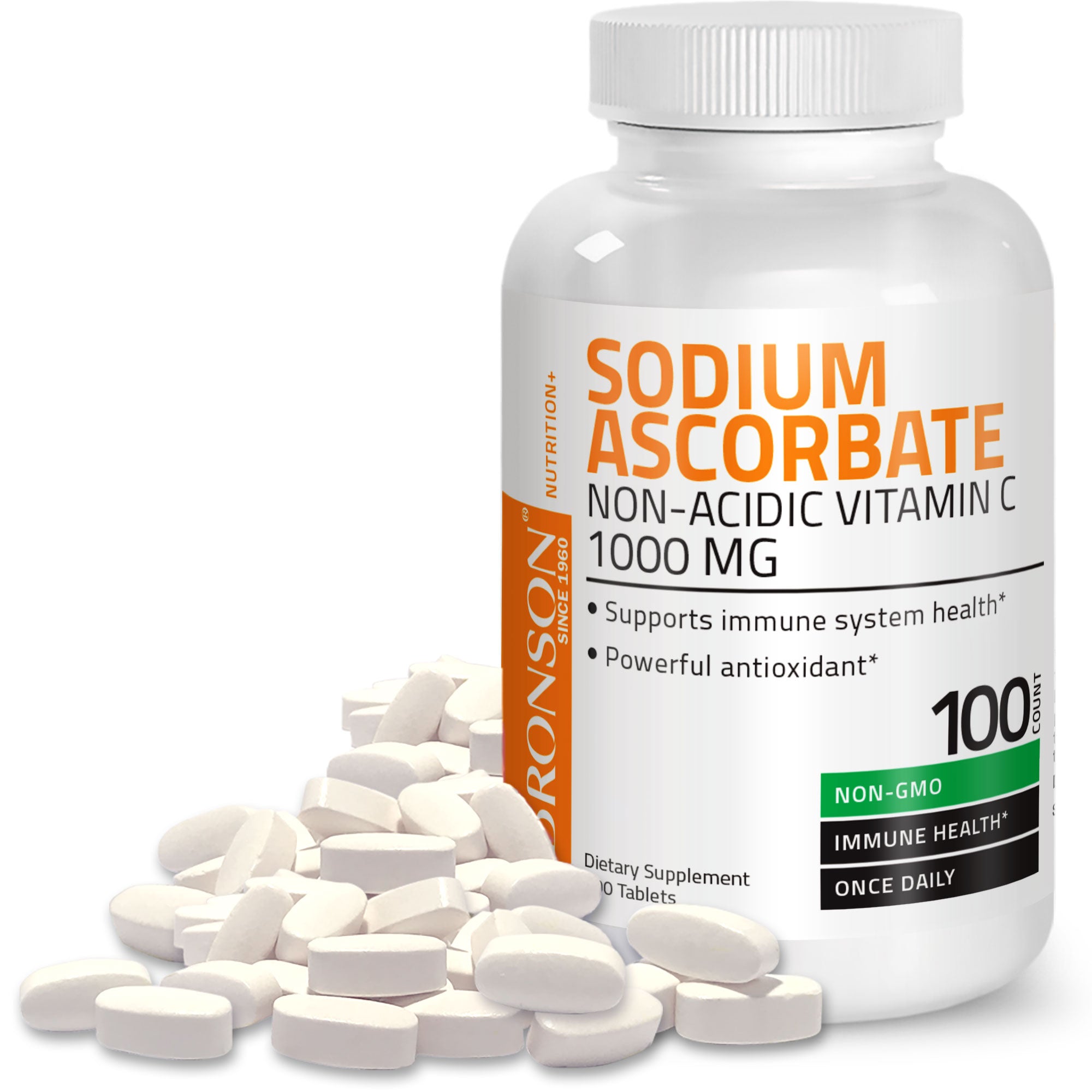 Vitamin C Sodium Ascorbate Non-Acidic Non-GMO - 1000 mg view 7 of 4