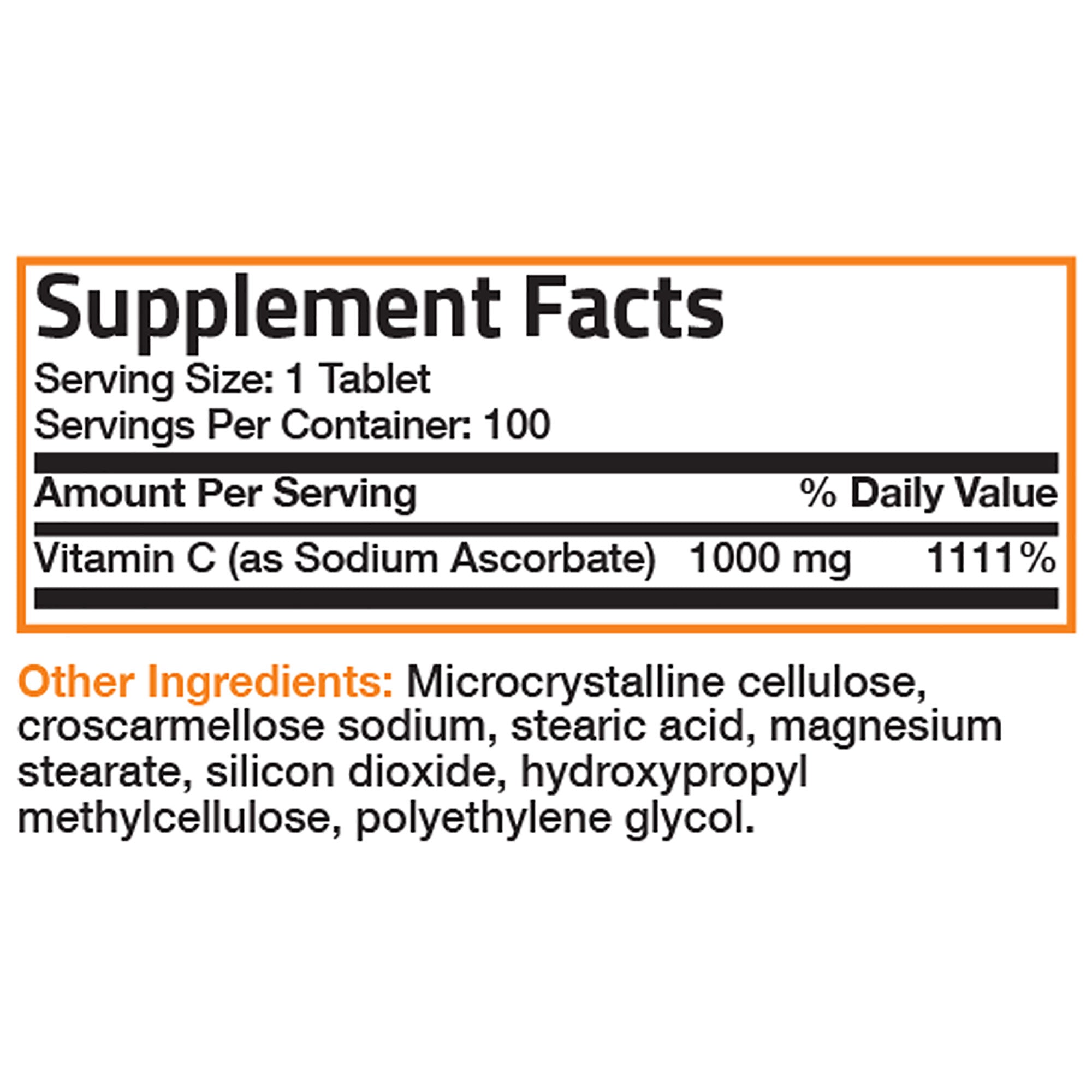 Vitamin C Sodium Ascorbate Non-Acidic Non-GMO - 1000 mg view 10 of 4