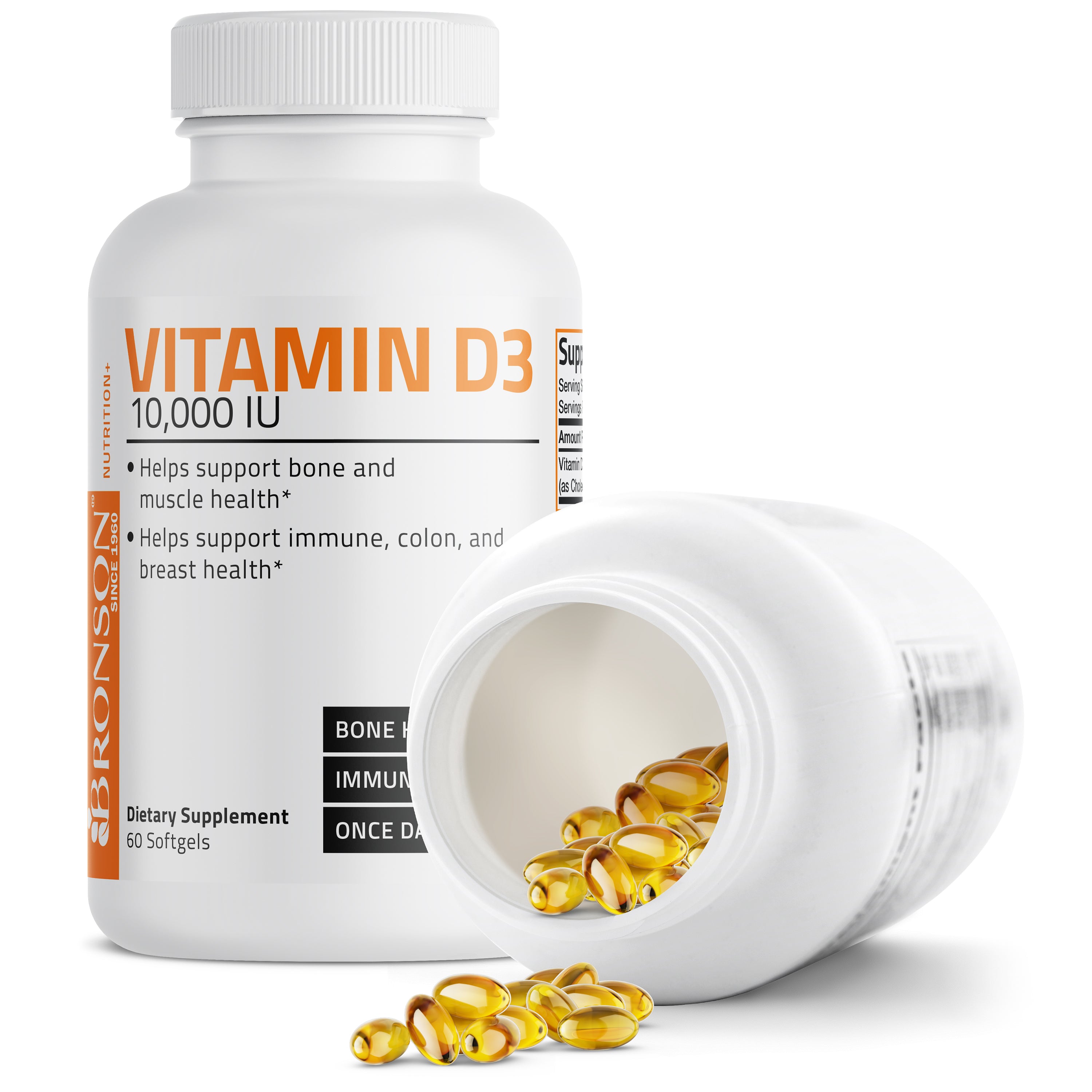 Vitamin D3 - 10,000 IU - 60 Softgels view 4 of 6