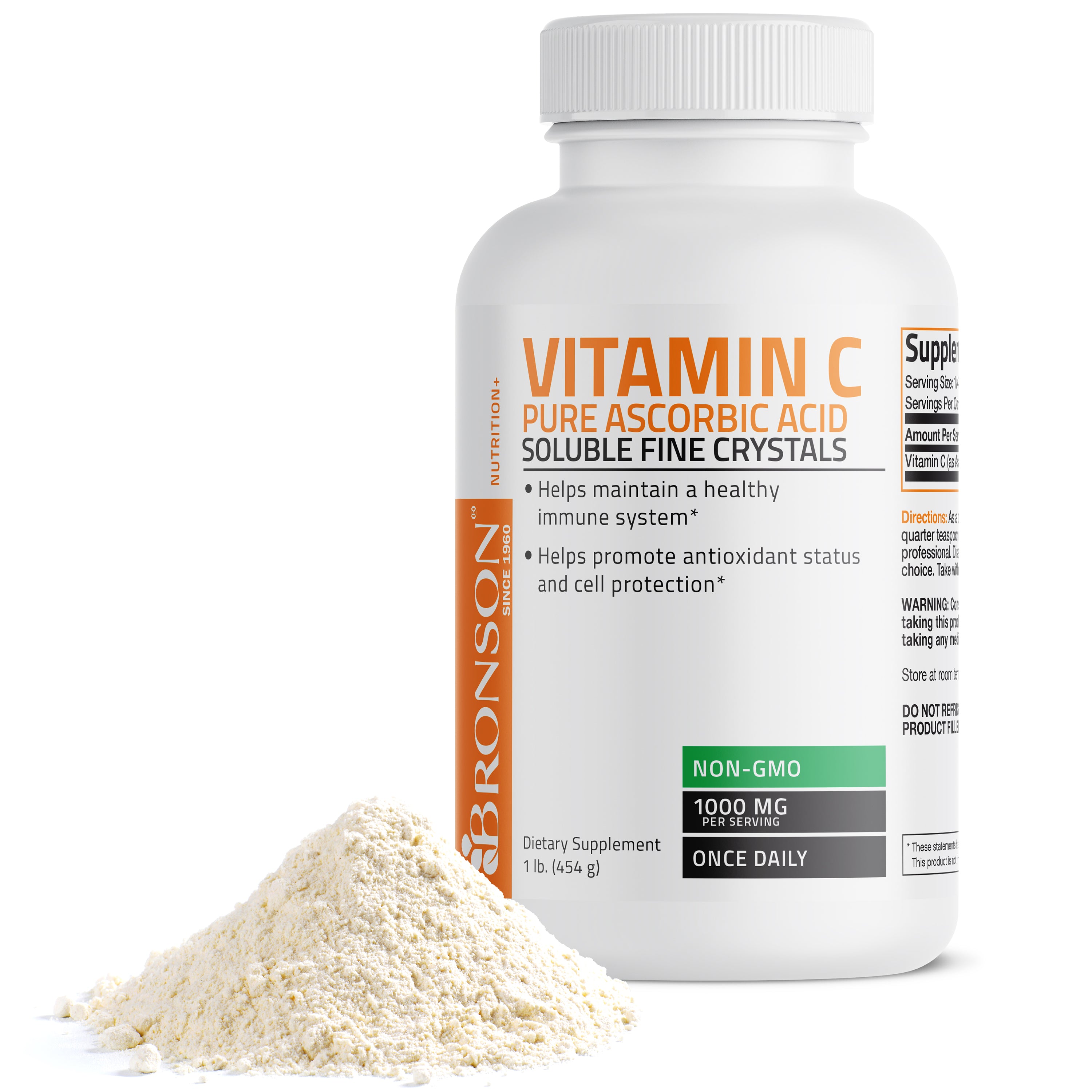 Vitamin C Pure Ascorbic Acid Crystals - 1,000 mg