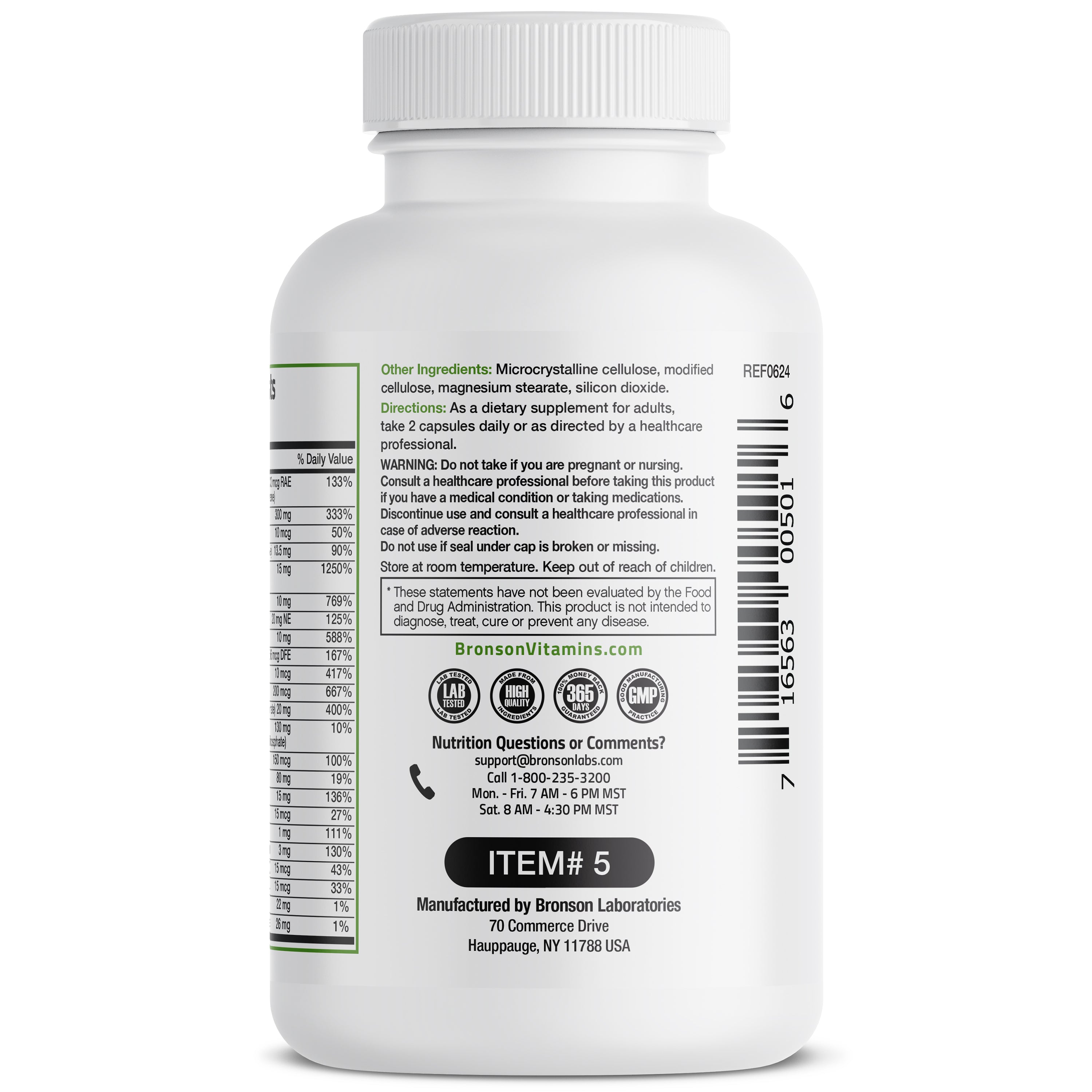 Therapeutic Formula Multivitamin No Iron - 120 Capsules view 3 of 4