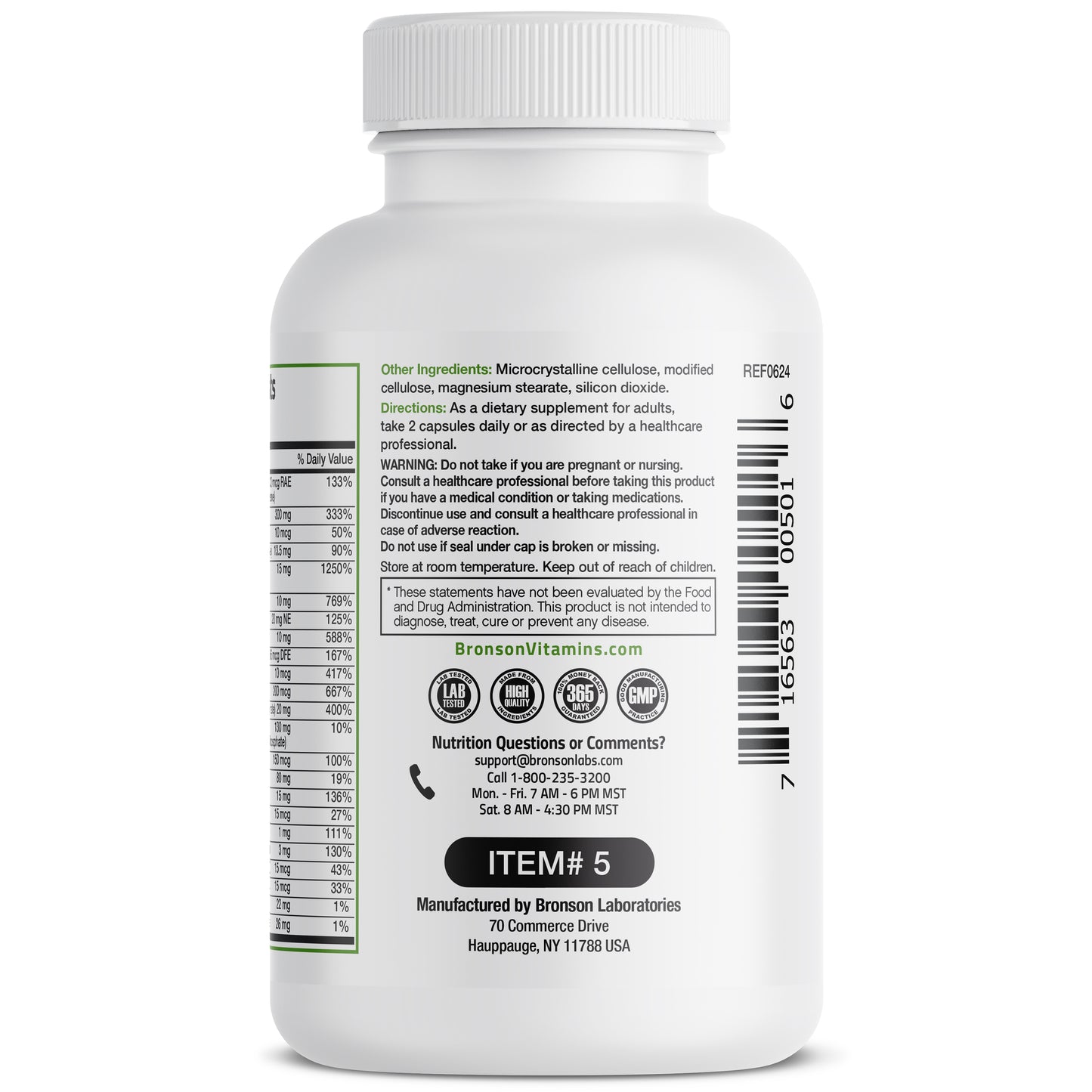 Therapeutic Formula Multivitamin No Iron - 120 Capsules