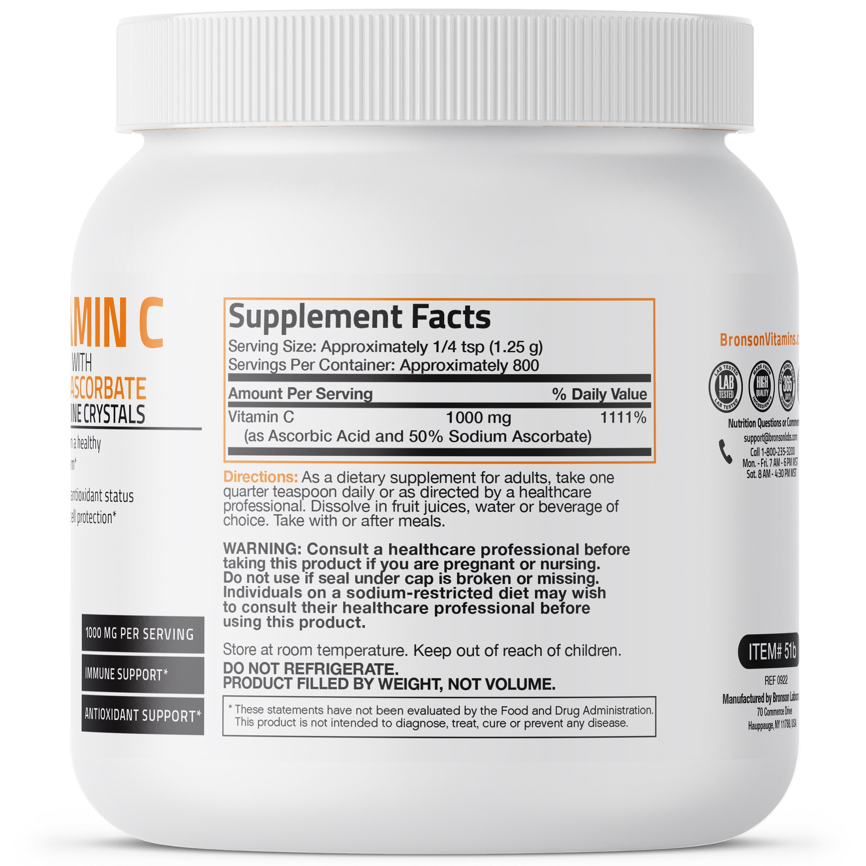 Buffered Vitamin C Ascorbic Acid Crystals - 1,000 mg view 9 of 5