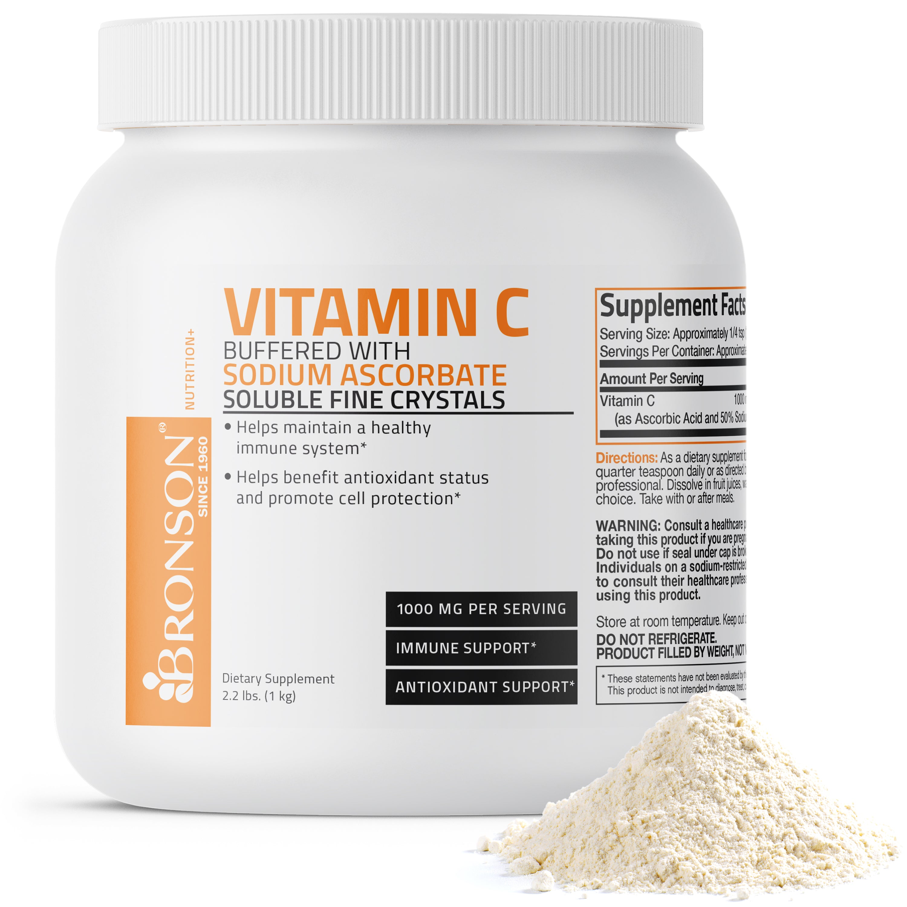 Buffered Vitamin C Ascorbic Acid Crystals - 1,000 mg view 6 of 5