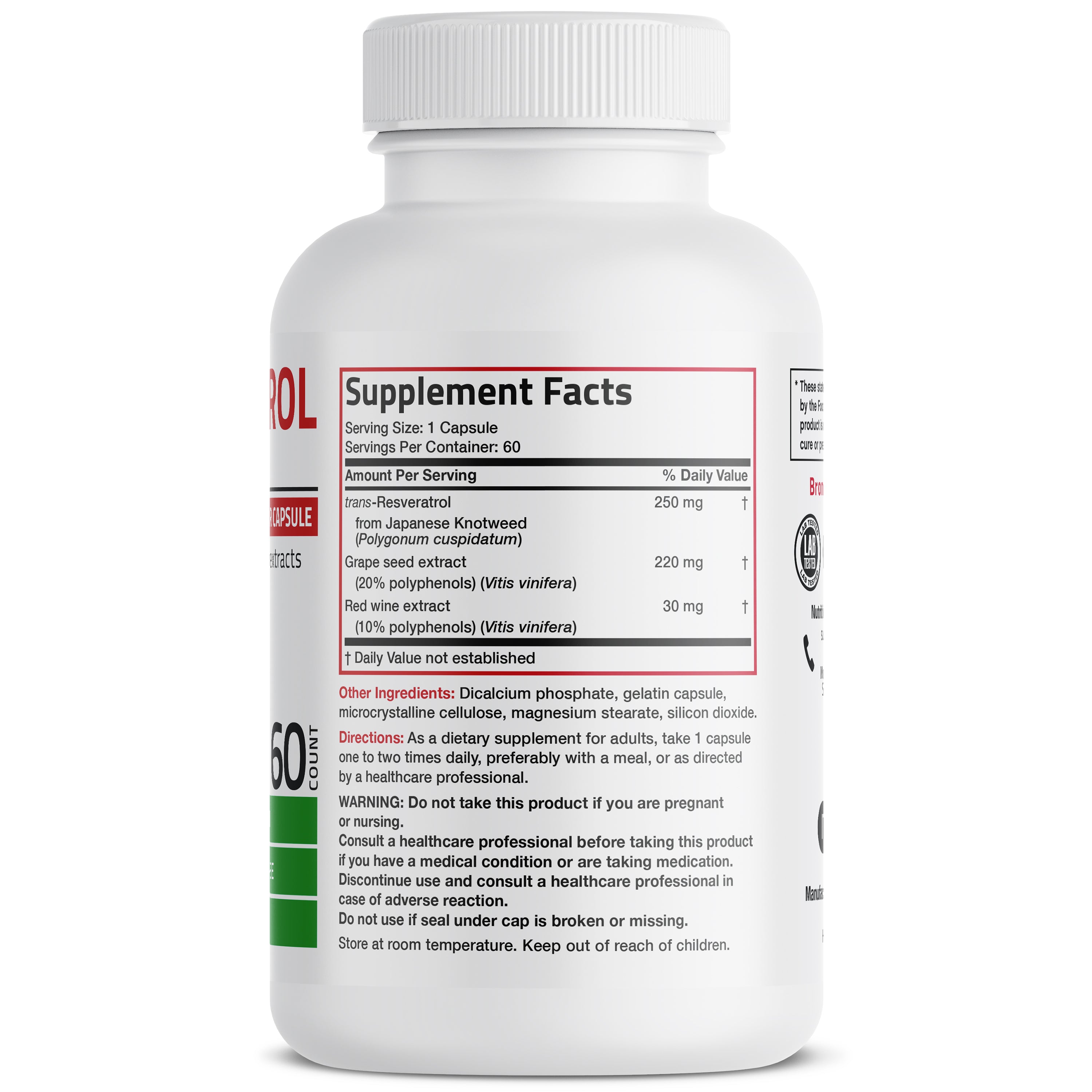 Resveratrol Complex - 500 mg view 11 of 6