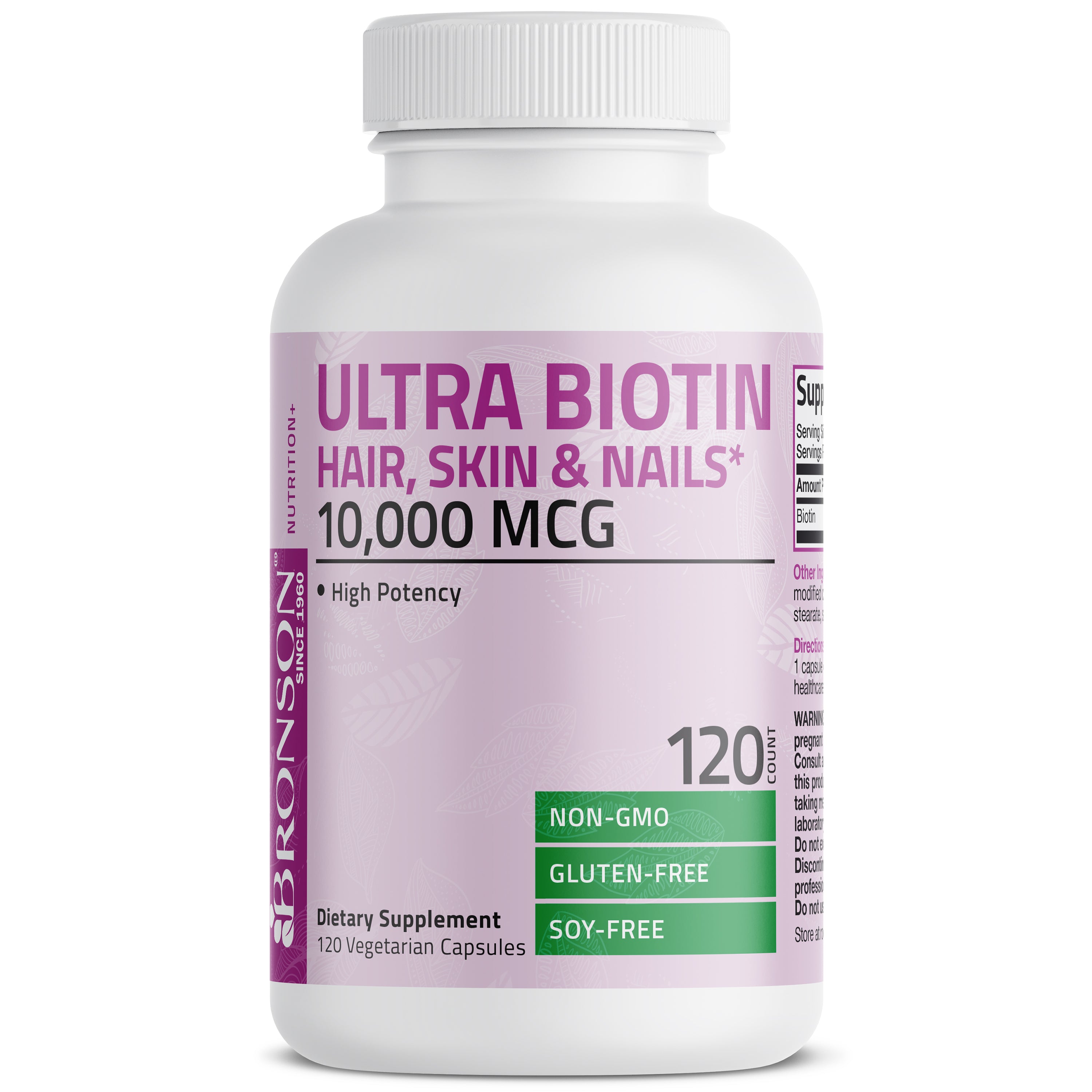 Ultra Biotin Hair, Skin & Nails - 10,000 mcg view 10 of 6