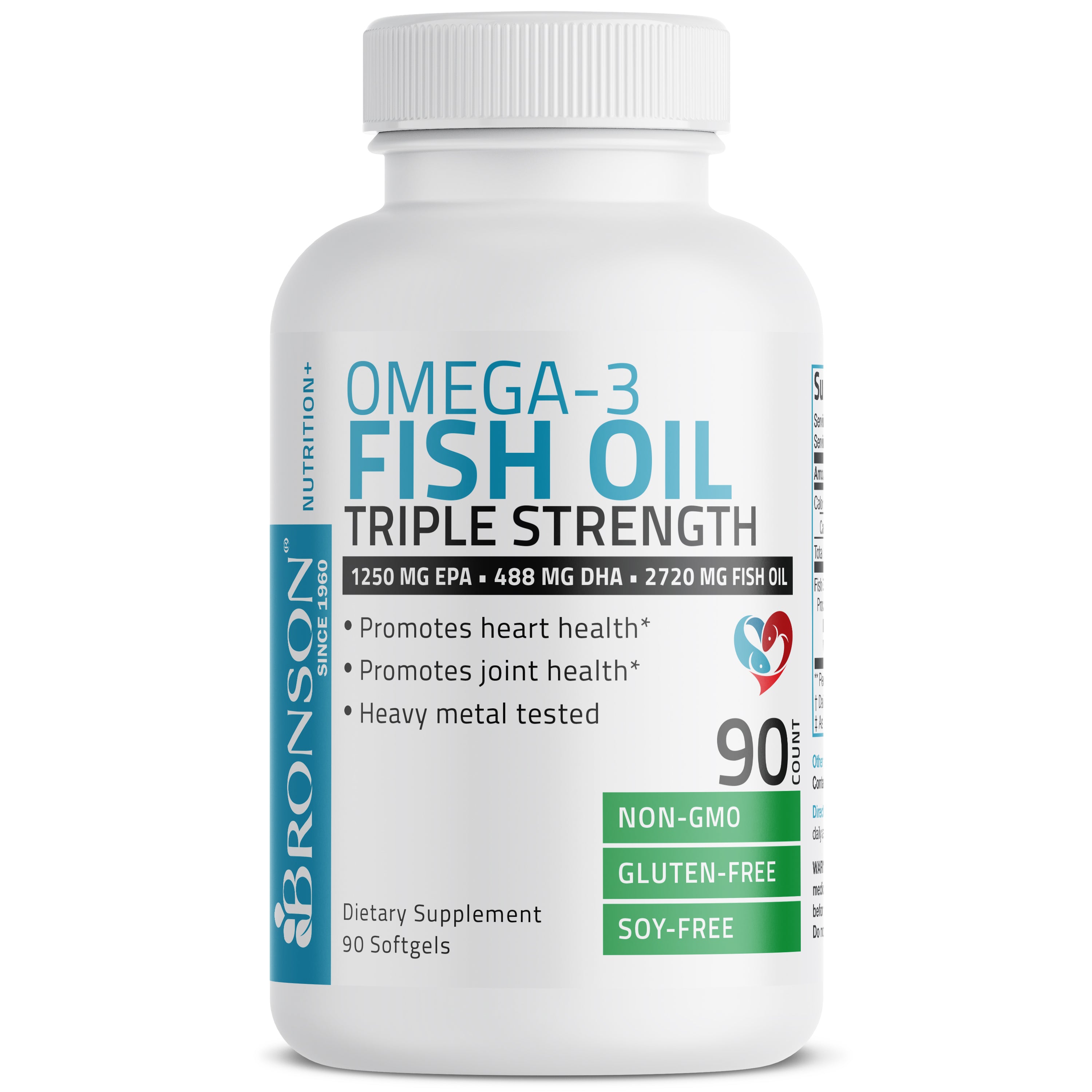 Omega-3 Fish Oil EPA DHA Triple Strength Softgels