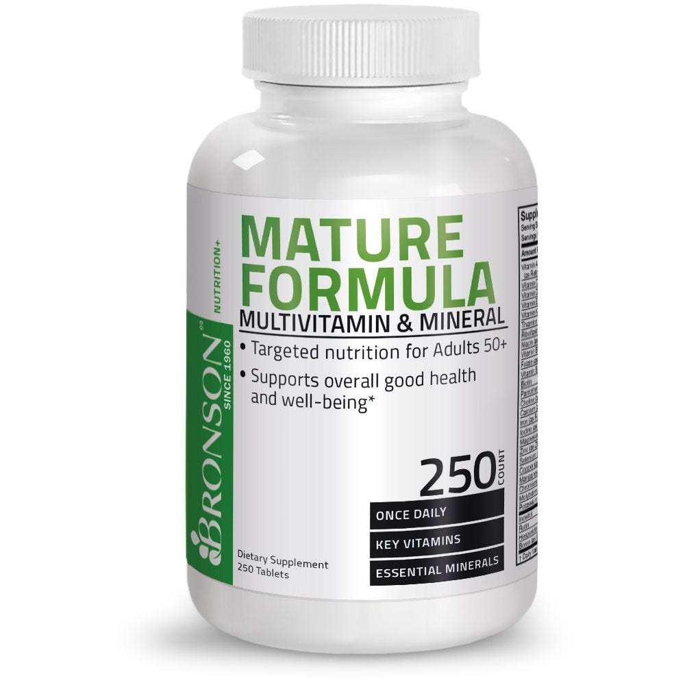 Mature Formula Once Daily Multivitamin & Mineral for Adults Over 50 view 7 of 6
