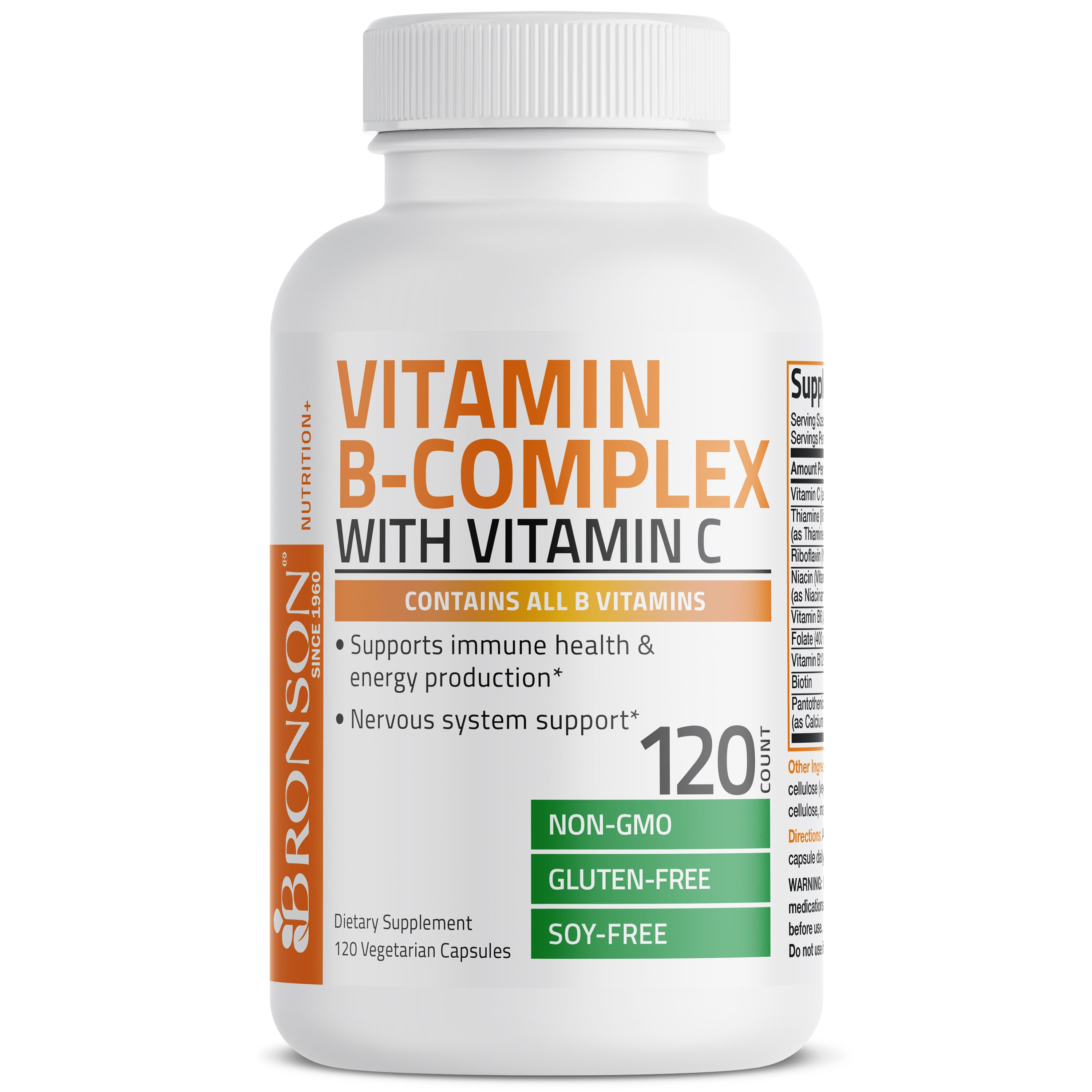 Vitamin B Complex with Vitamin C view 2 of 6