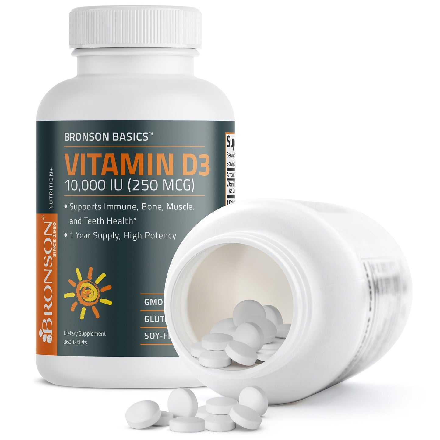 Vitamin D3 10,000 IU (250 MCG) – bronsonlabs