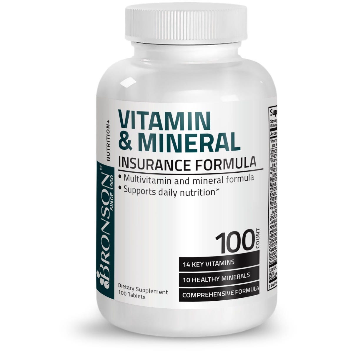 Vitamin & Mineral Insurance Formula - 100 Tablets view 2 of 5