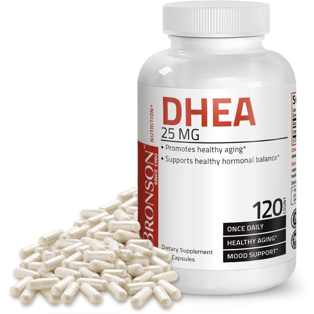 DHEA - 25 mg - 120 Capsules view 2 of 6