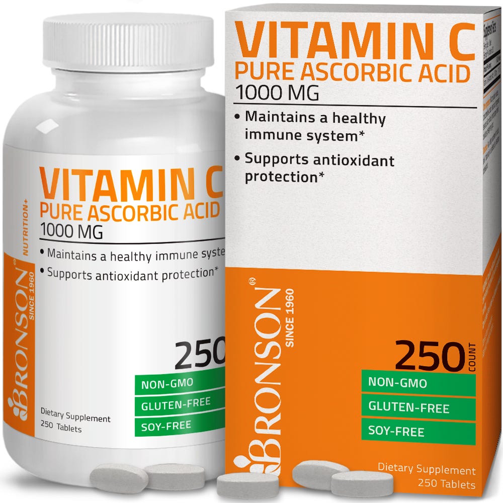 Vitamin C Pure Ascorbic Acid - 1,000 mg