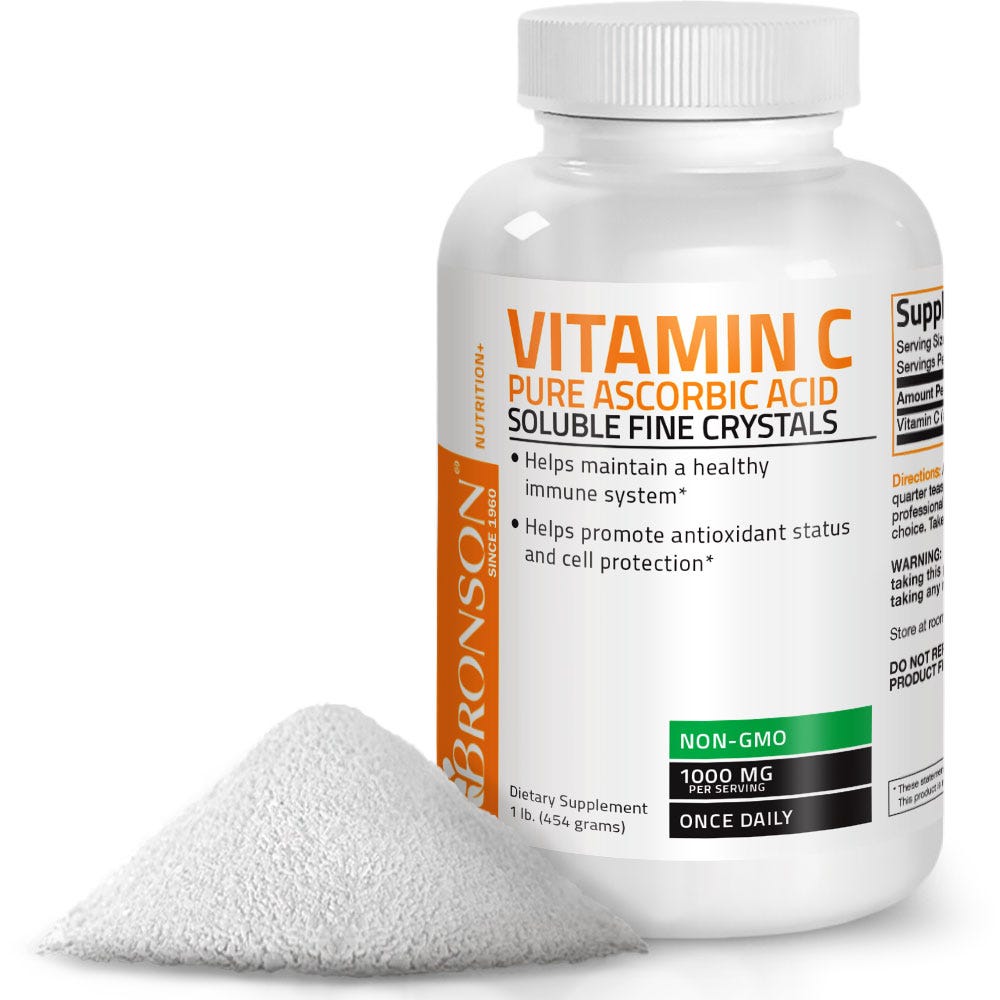 Vitamin C Pure Ascorbic Acid Crystals - 1,000 mg view 2 of 4