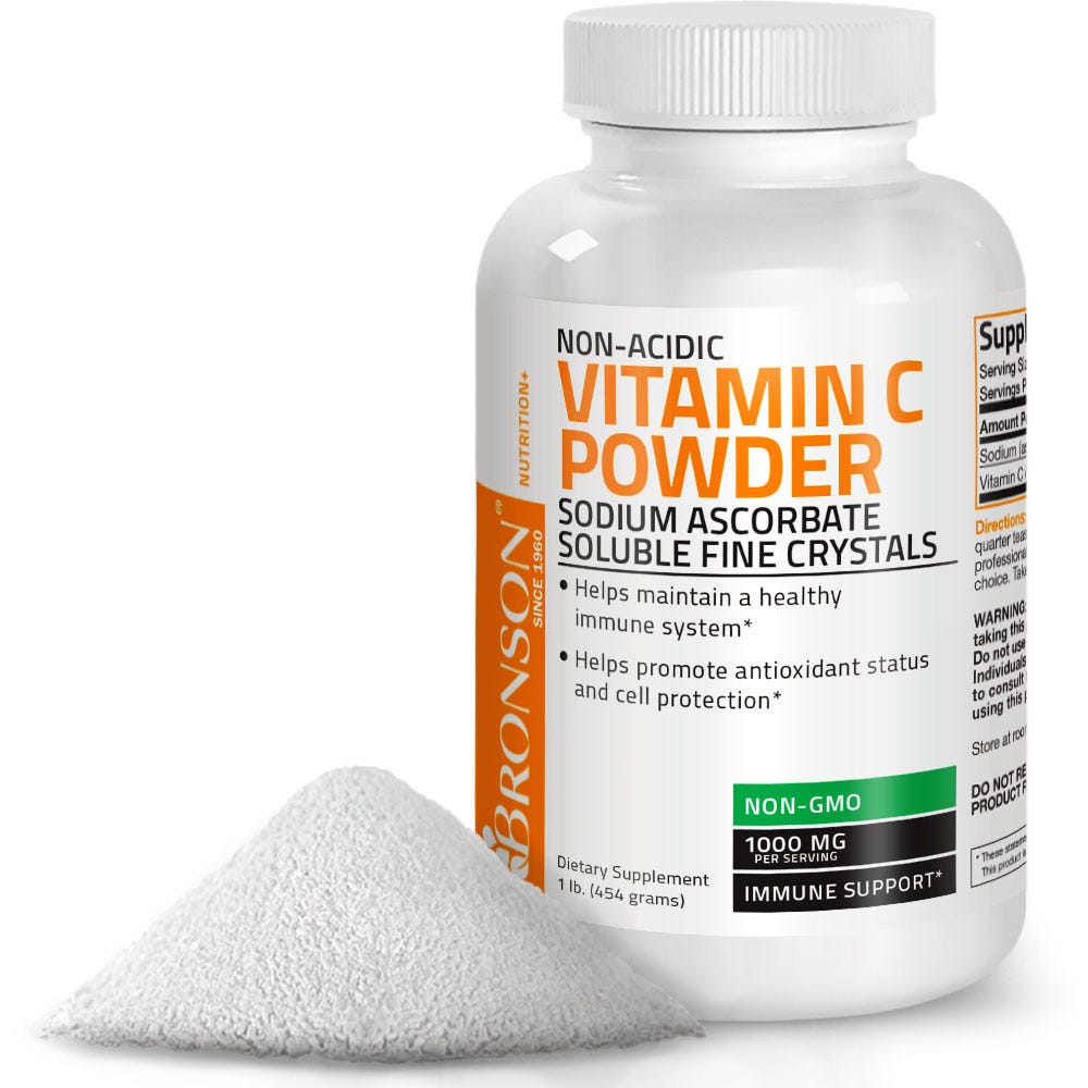 Vitamin C Non-Acidic Sodium Ascorbate Crystals - 1,000 mg view 2 of 4