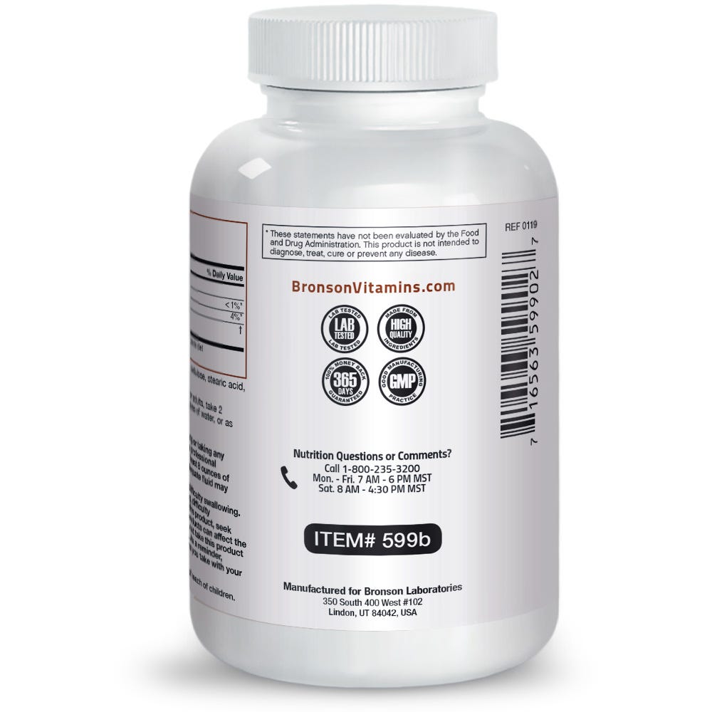 Psyllium Husk Soluble Fiber - 500 mg - 240 Capsules view 5 of 6