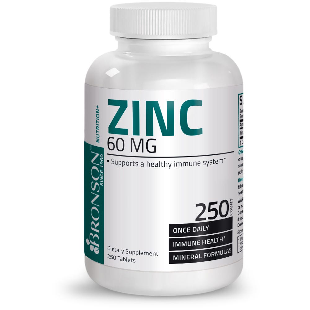 Zinc Gluconate - 60 mg - 250 Tablets view 1 of 6