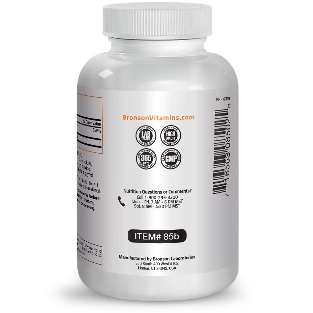 Vitamin C Ascorbic Acid with Citrus Bioflavonoids - 500 mg - 250 Tablets view 5 of 6